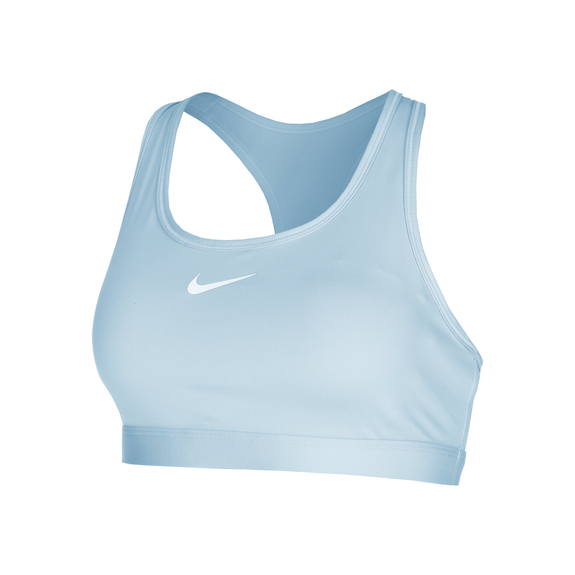 Nike Swoosh Medium Reggiseni sportivi Donna - blu chiaro,