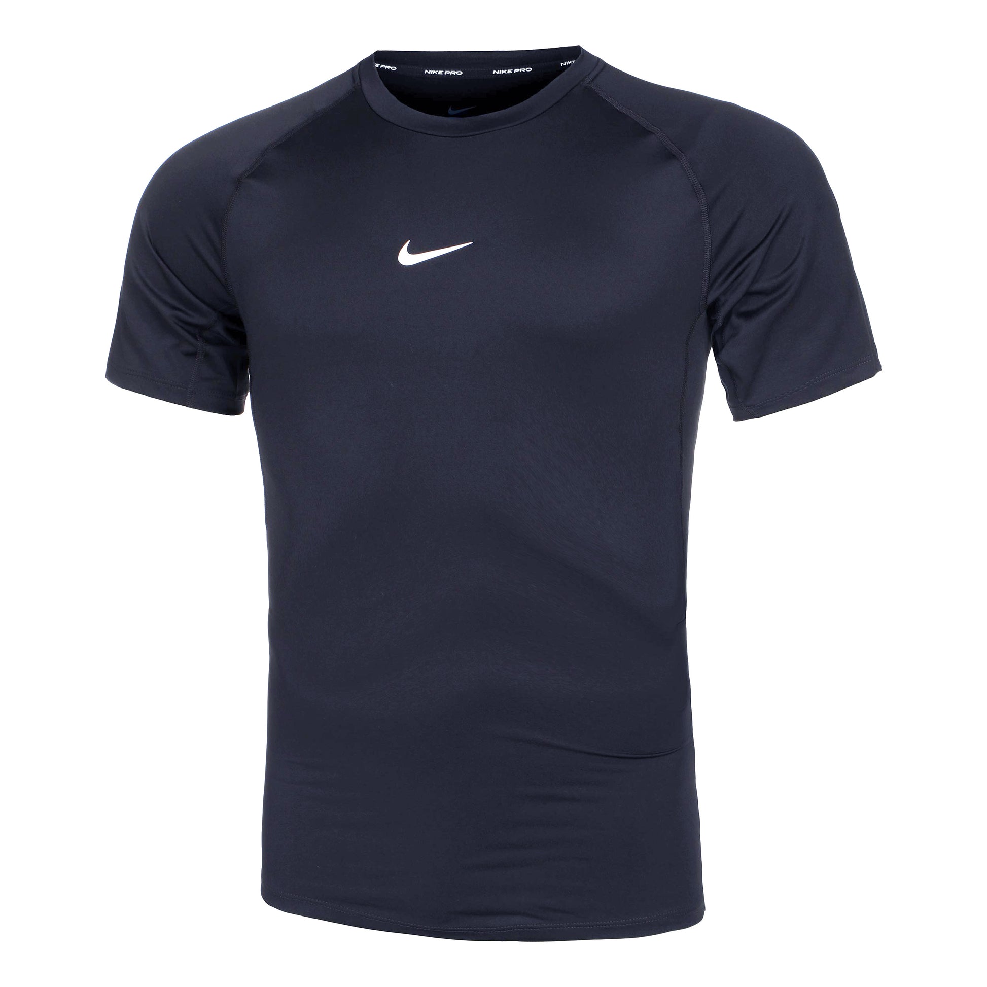 Nike Dri-Fit Pro Maglietta Uomini - blu scuro, bianco