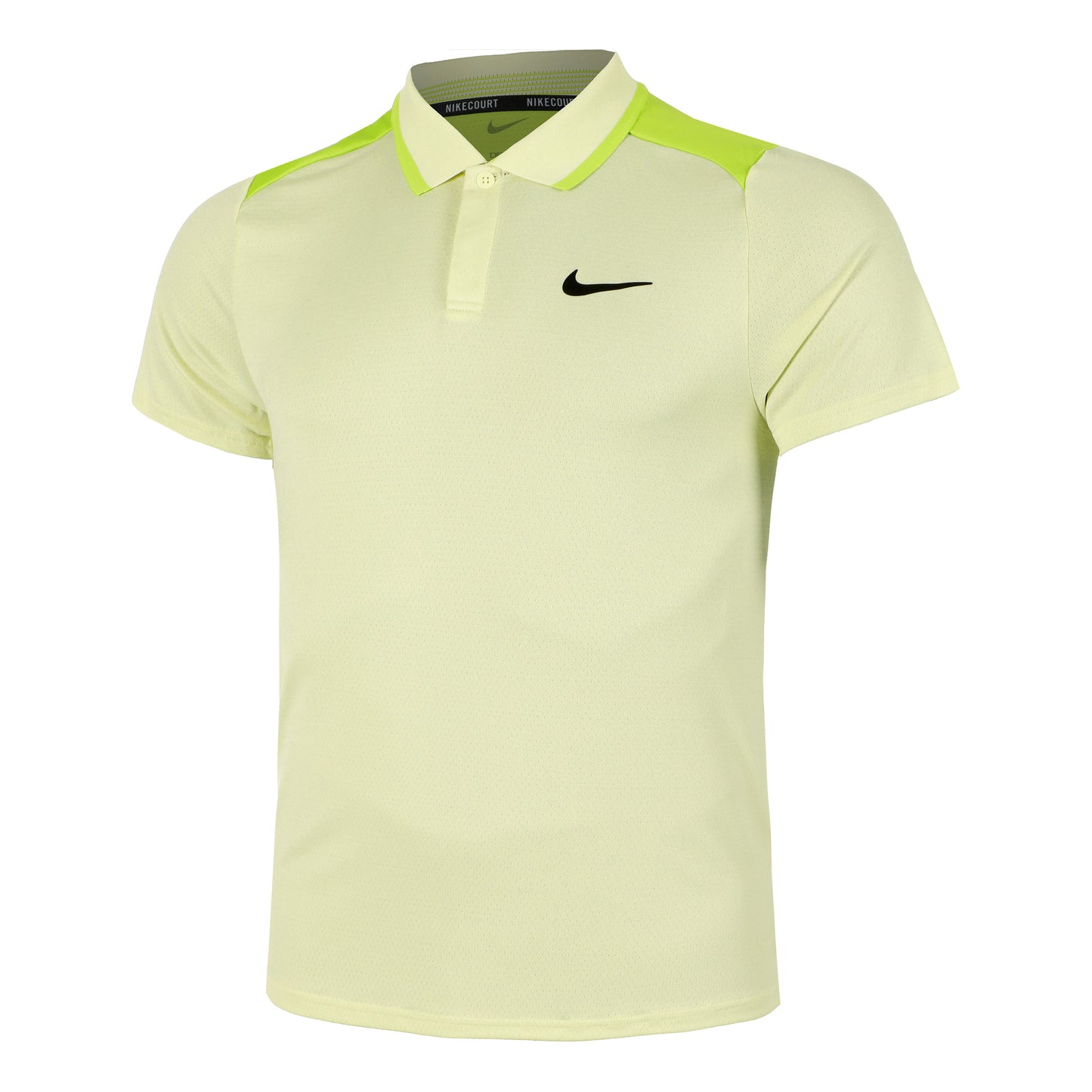 Nike Court Dri-Fit Advantage Polo Uomini - giallo,