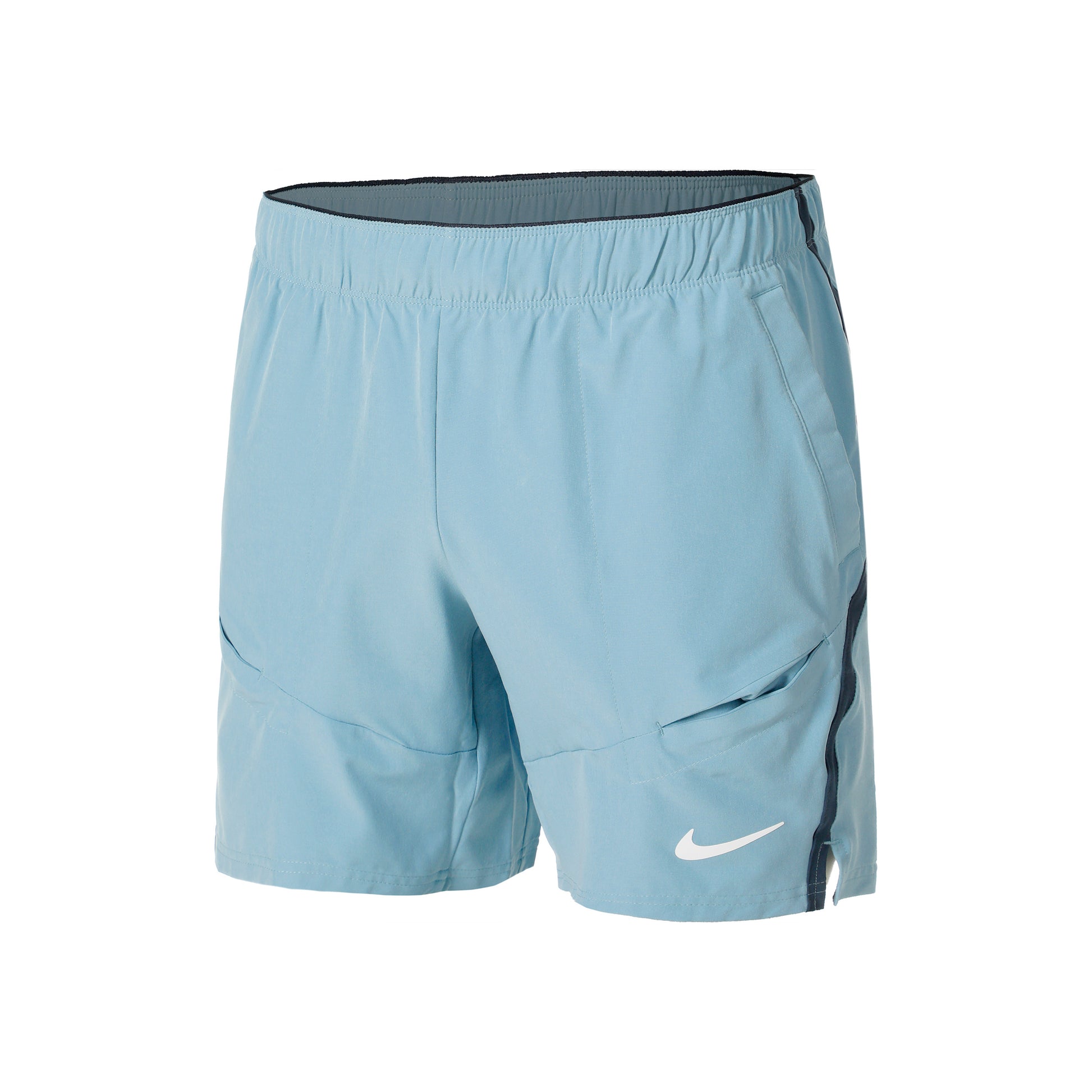 Nike Dri-Fit Advantage 7IN Pantaloncini Uomini-Grigio-blu,Blu Scuro