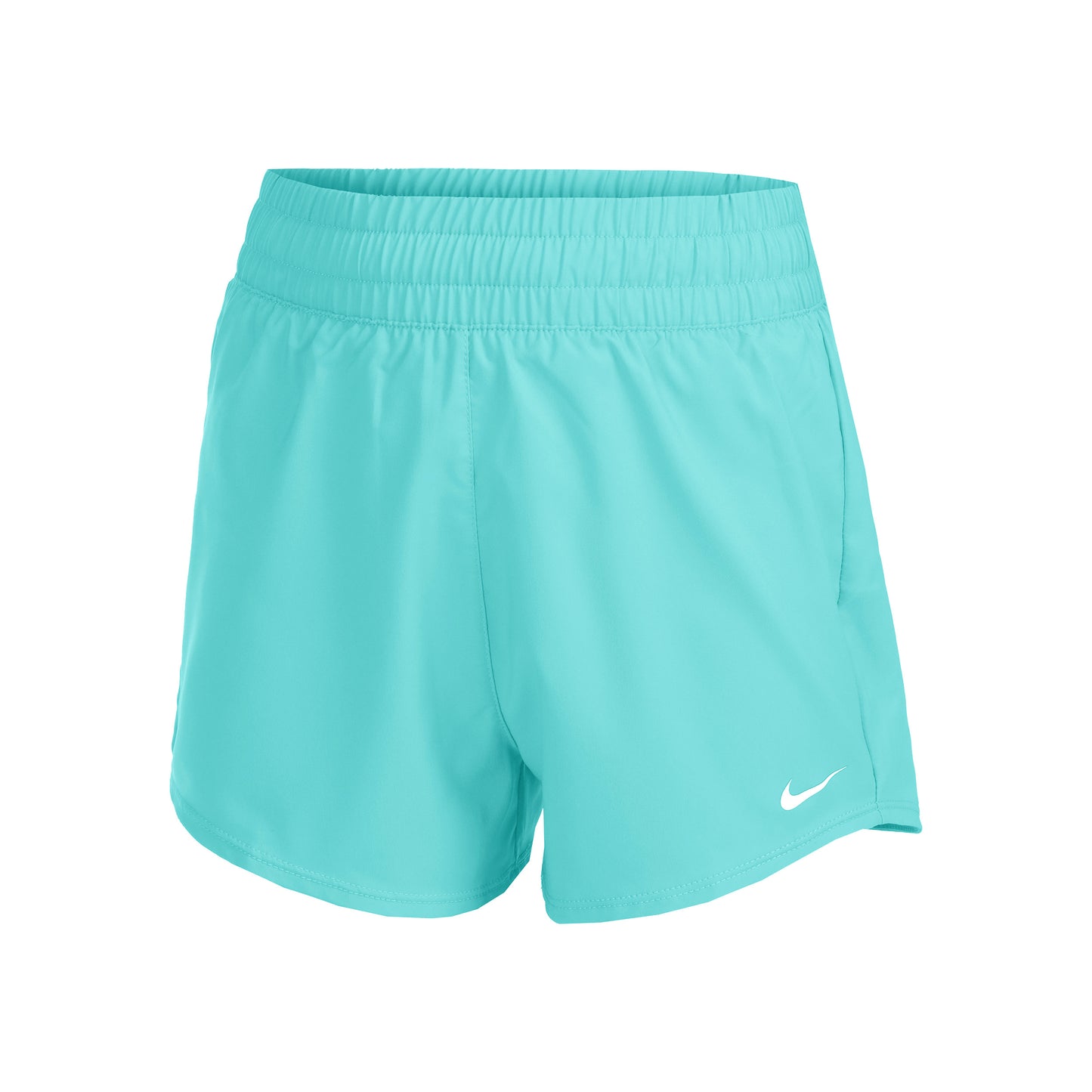 Nike Dri-Fit Big Kids High Waisted Woven Pantaloncini Ragazze - turchese,