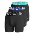 Essential Micro Boxer Confezione da 3 Uomini - grigio scuro, turchese