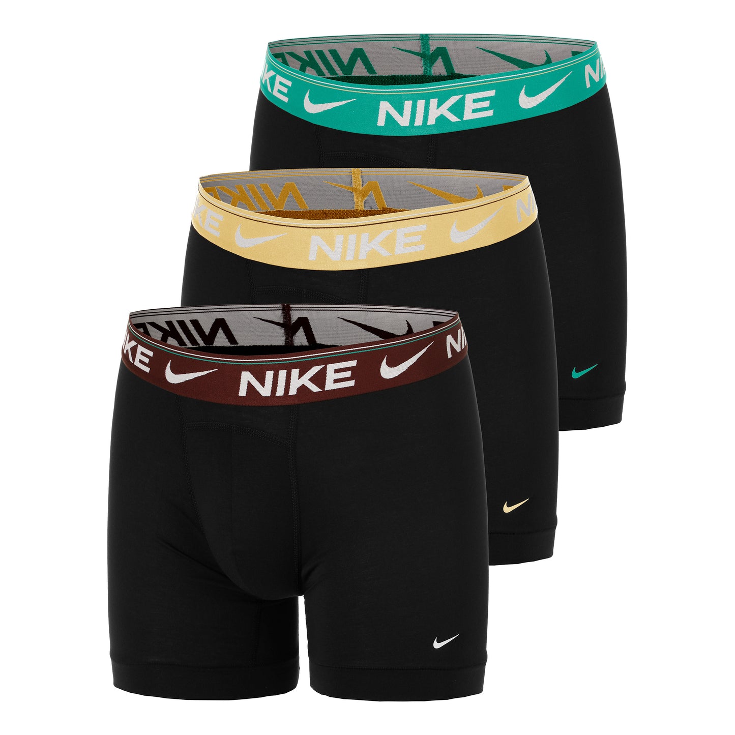 Nike Ultra Comfort Boxer Confezione Da 3 Uomini-Nero,Multicolore