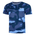 Court Dri-Fit Advantage Print Maglietta Uomini-Blu,Blu Chiaro