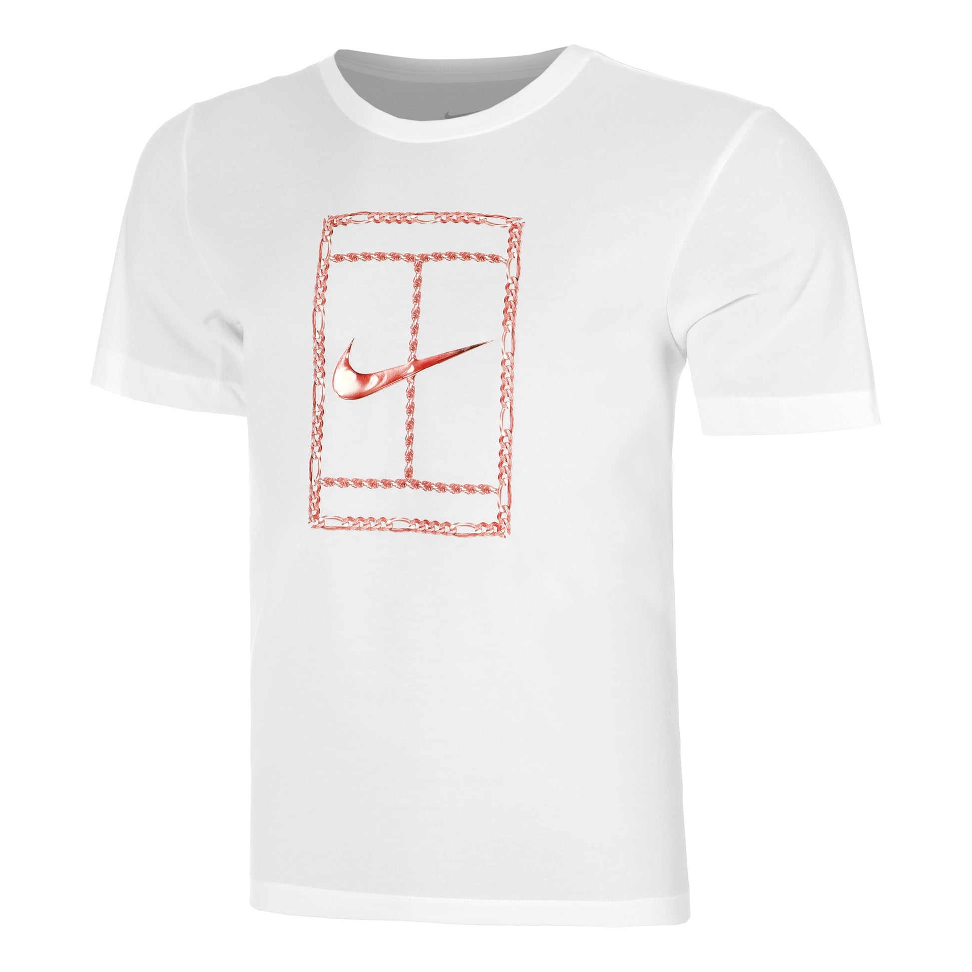 Nike Court Dri-Fit Heritage Maglietta Uomini - bianco,