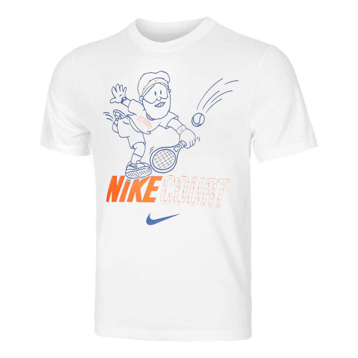 Nike Court Dri-Fit Maglietta Uomini-Bianco,Multicolore