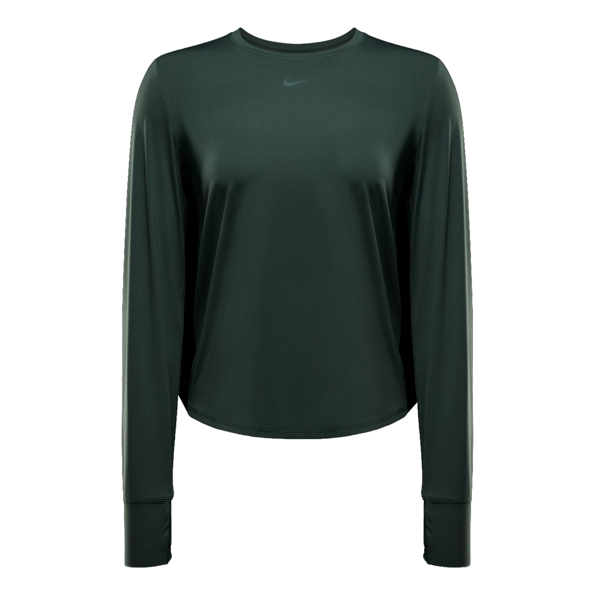 Nike One Classic Dri-Fit Manica lunga Donna - verde scuro,