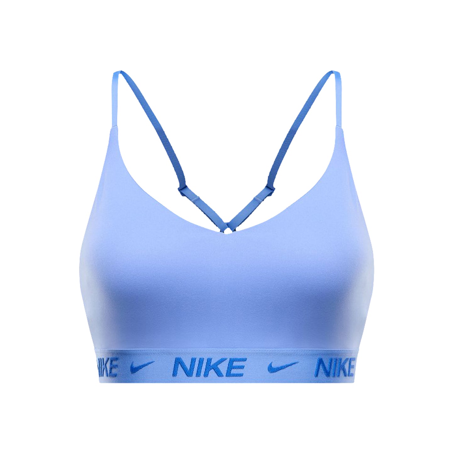 Nike Dri-Fit INDY LGT Support Reggiseni sportivi Donna-blu chiaro