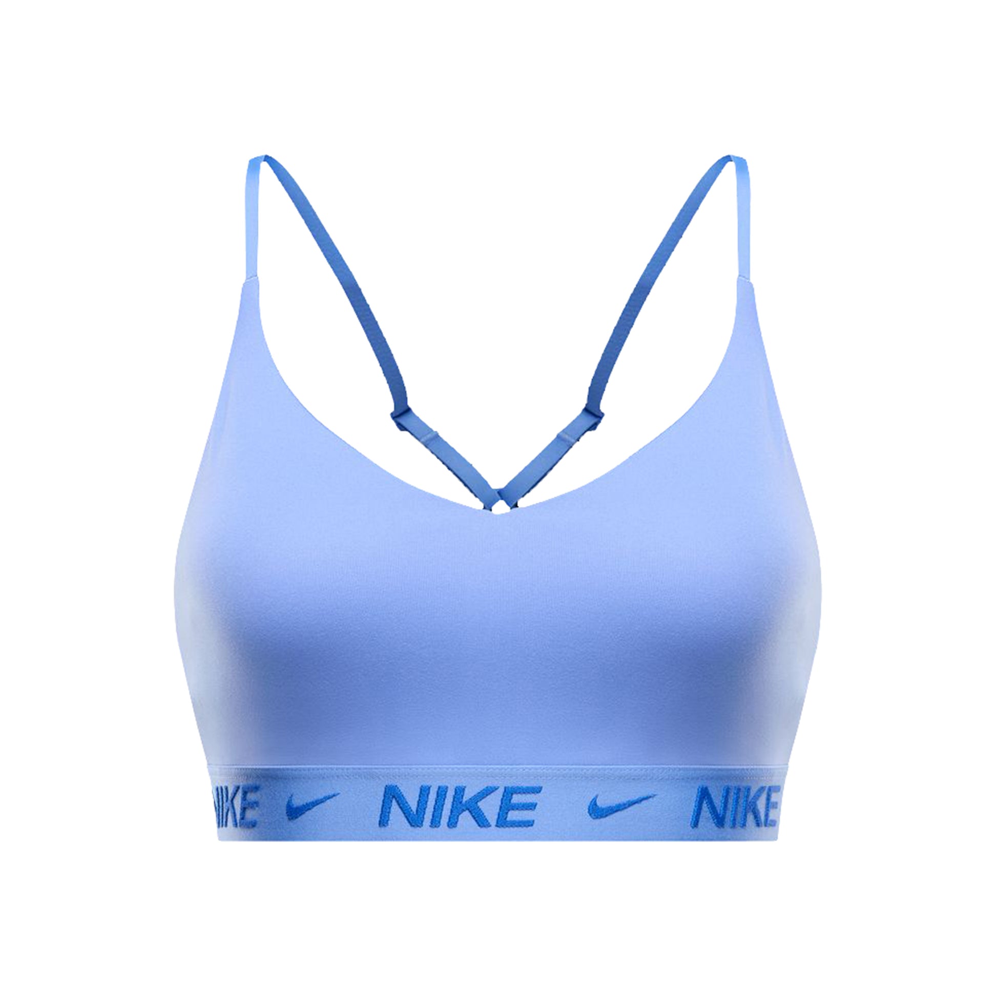 Nike Dri-Fit INDY LGT Support Reggiseni sportivi Donna-blu chiaro