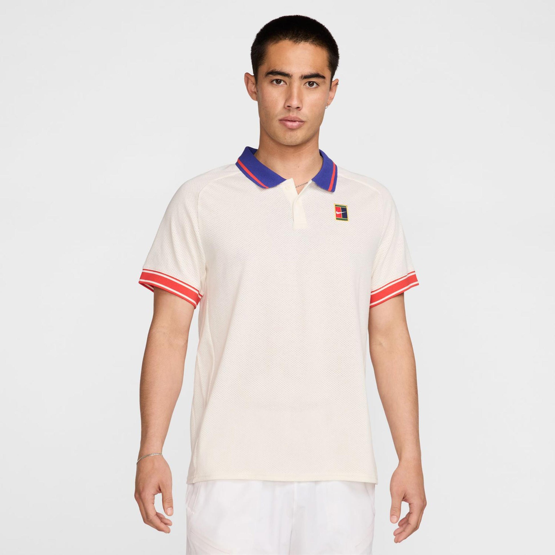 Nike Court Heritage Polo Uomini - beige,