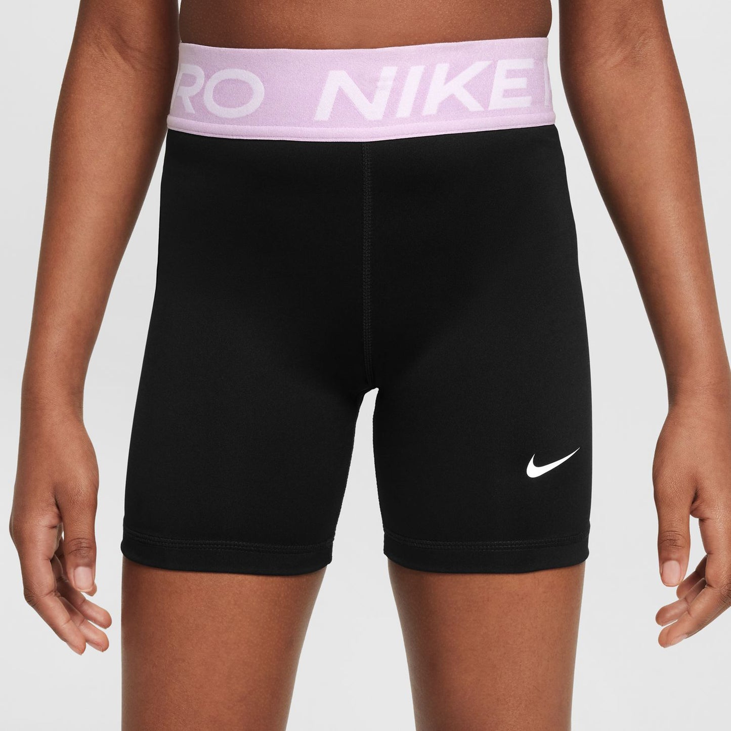 Nike Dri-Fit Big Kids 3in Pantaloncini Ragazze - nero, lilla