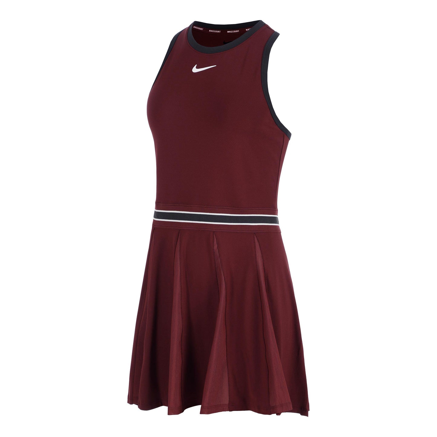 Nike Court Dri-FIT Slam Abito Donna-Rosso Scuro
