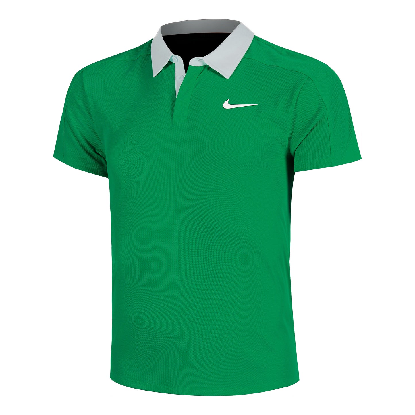 Nike Court Dri-Fit Advantage Slam Polo Uomini-Verde,Bianco
