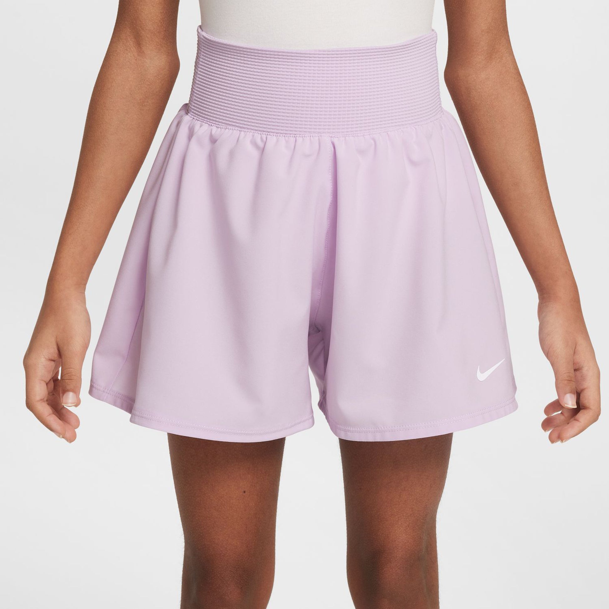 Nike Dri-FIT Sport Pantaloncino Attillato Ragazze-Lilla