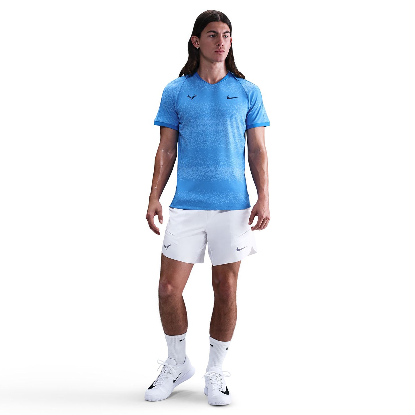 Nike Rafa Dri-Fit Advantage 7in Pantaloncini Uomini-Bianco