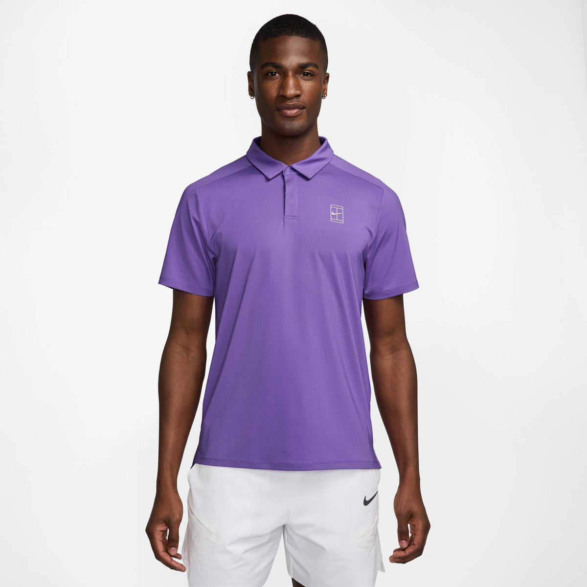 Nike Court Dri-Fit Advantage Polo Uomini-Viola