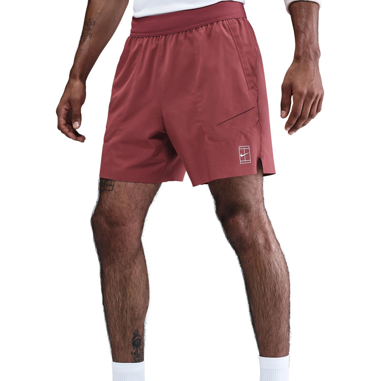 Nike Court Dri-Fit Advantage 6in Pantaloncini Uomini-Ruggine