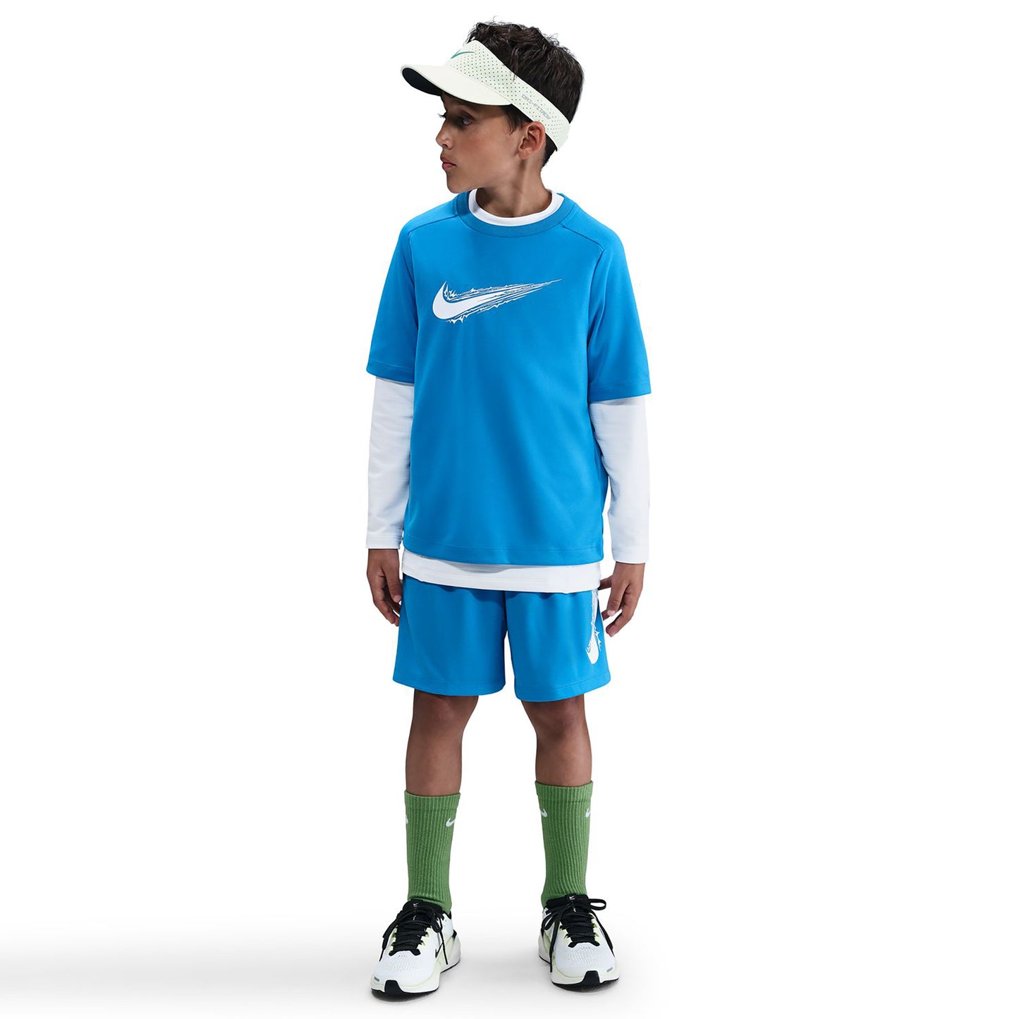 Nike Dri-Fit Multi Maglietta Bambini-Blu