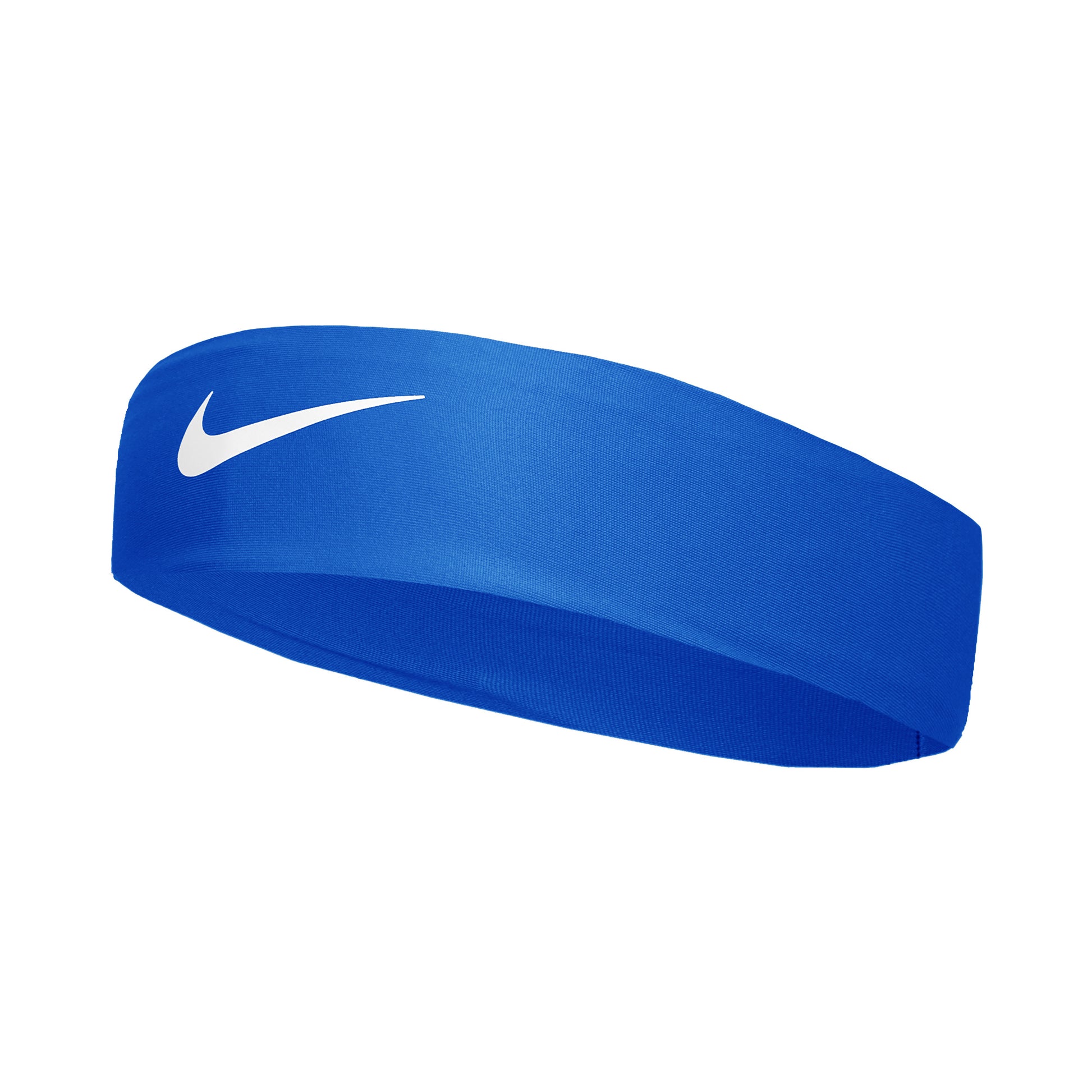 Nike Dri-Fit Fury Classic Fascia Per Capelli-Blu,Bianco