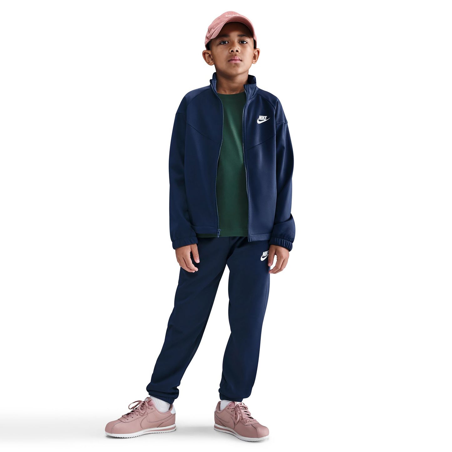 Nike Dri-Fit Full-Zip Tuta da allenamento Bambini-blu scuro