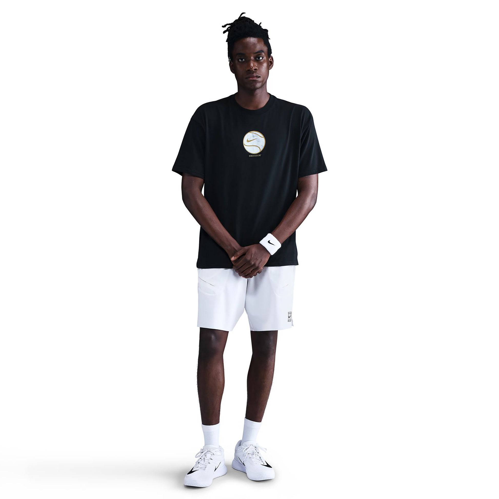 Nike Court Dri-Fit Max 90's Maglietta Uomini-nero
