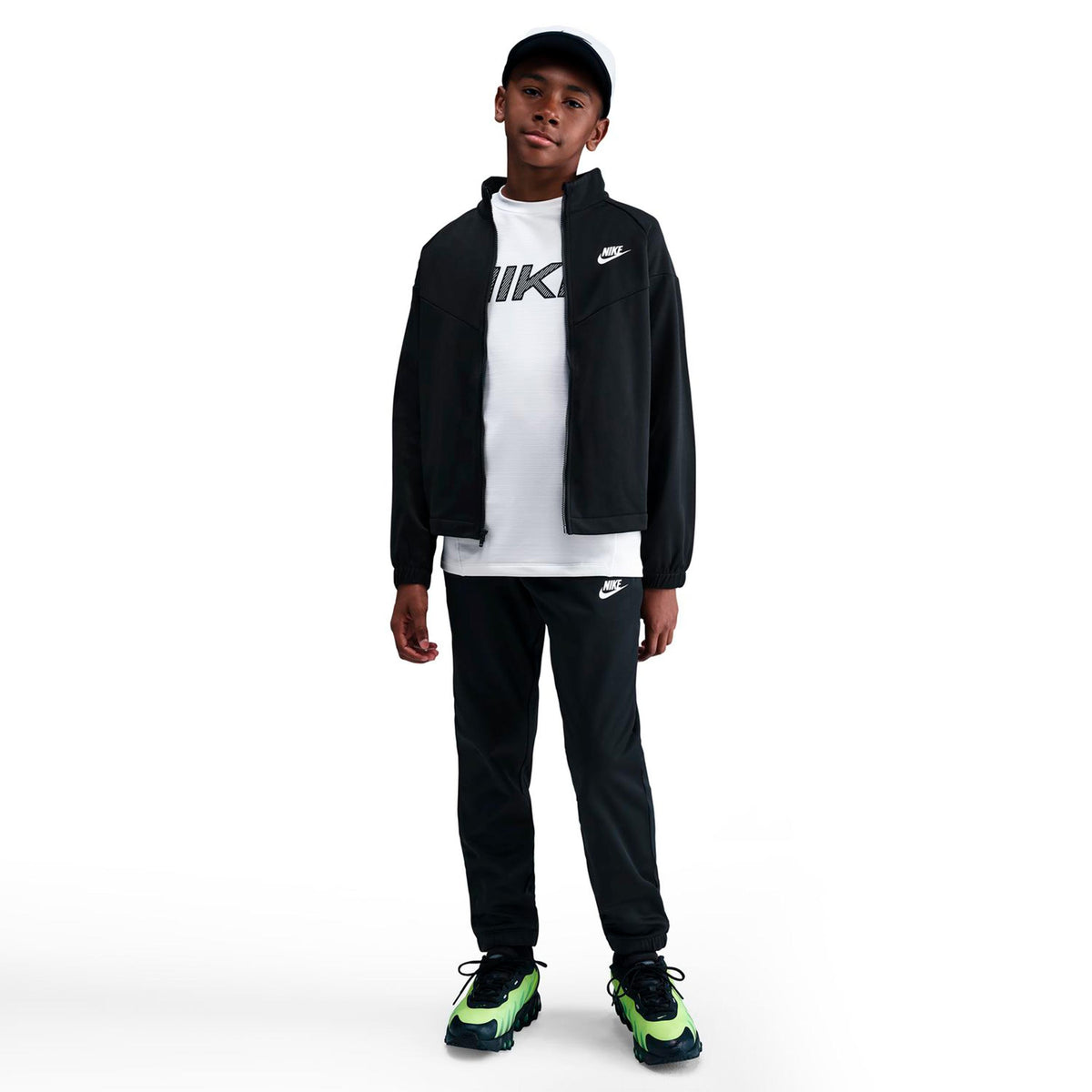 Nike Dri-Fit Full-Zip Tuta da allenamento - nero, bianco