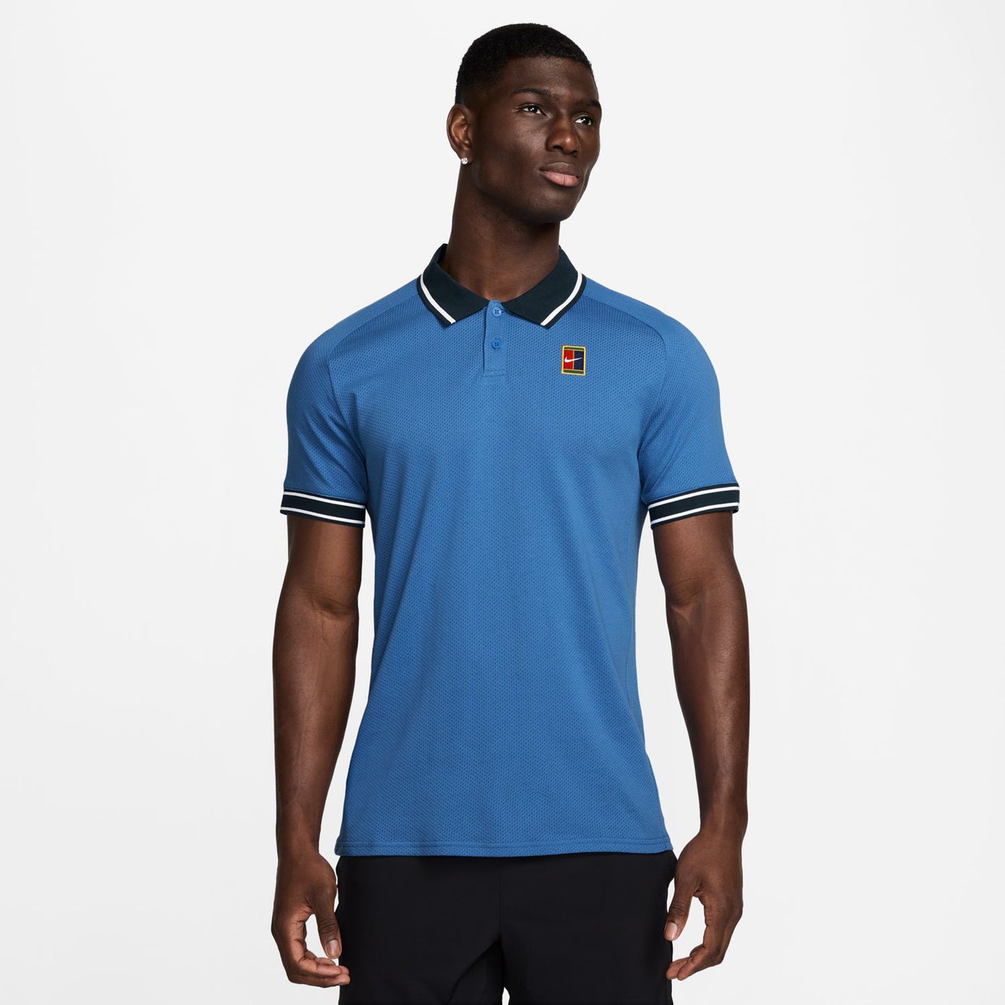 Nike Court Heritage Polo Uomini - blu, blu scuro