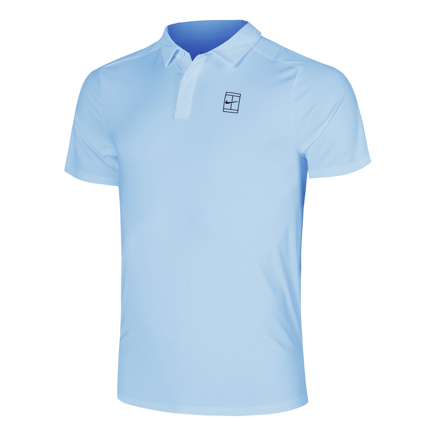 Nike Court Dri-FIT Advantage Polo Uomini - blu chiaro,