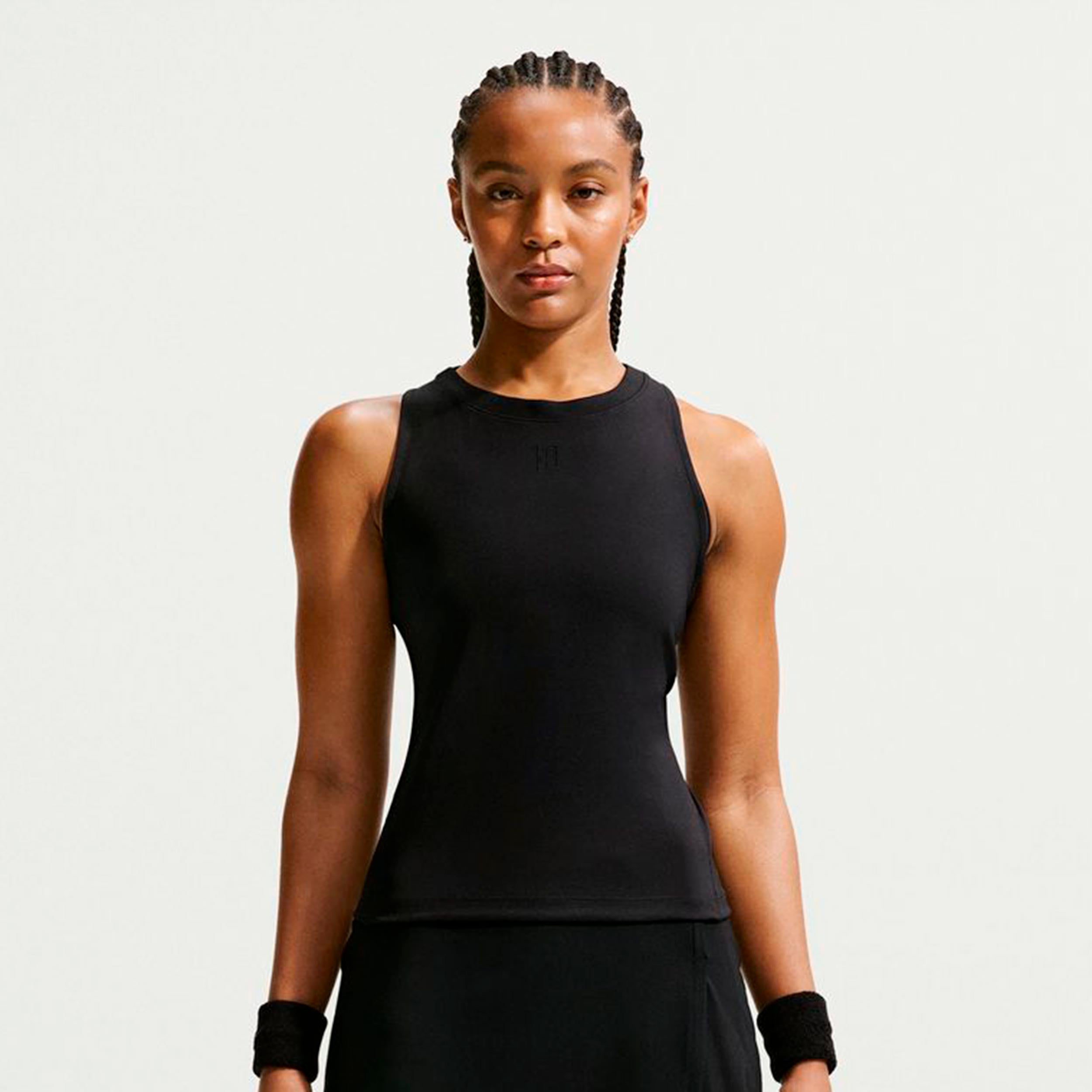 Nike Court Dri-Fit Advantage Canottiera Donna-Nero,Nero