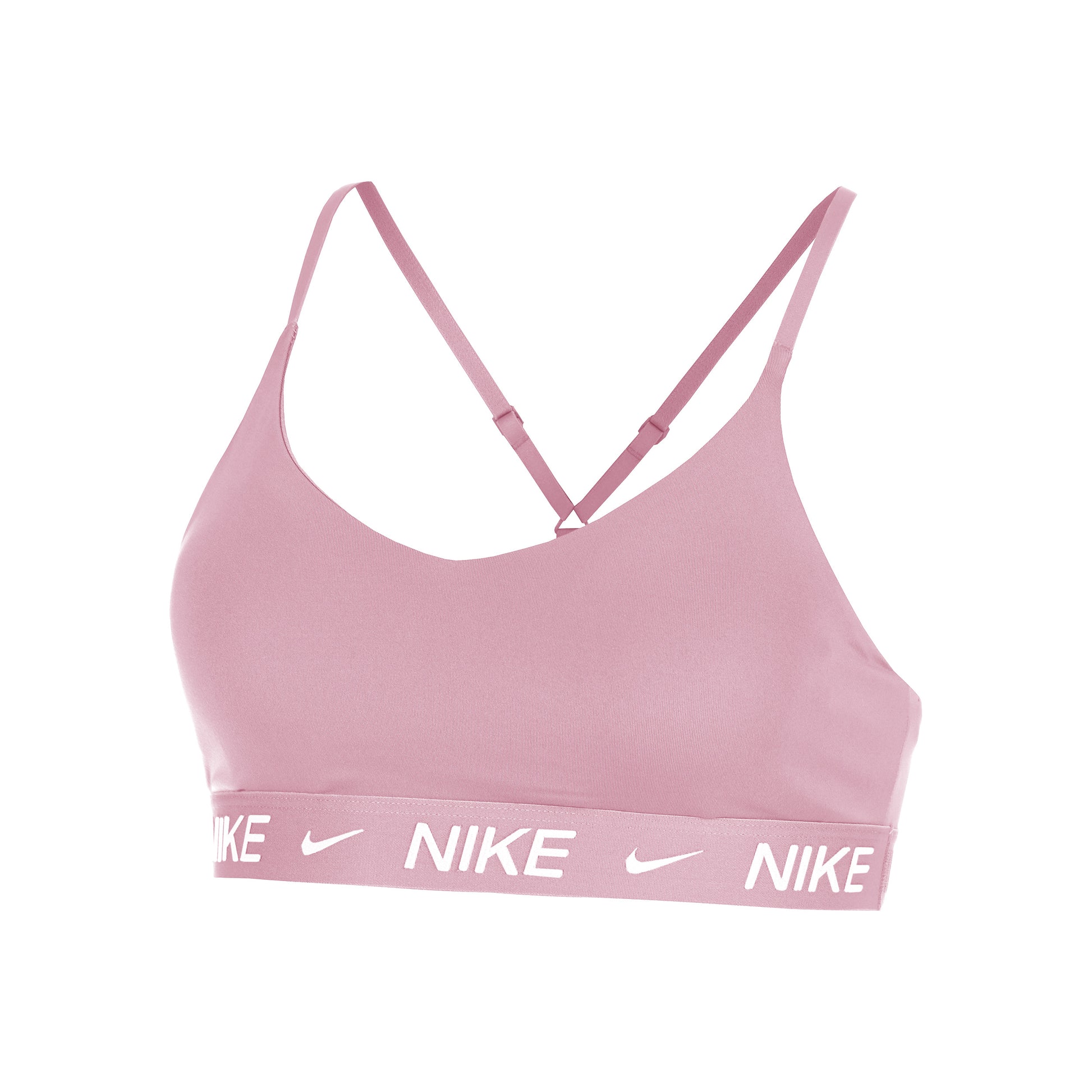 Nike Dri-Fit INDY LGT Support Reggiseni sportivi Donna-rosa antico