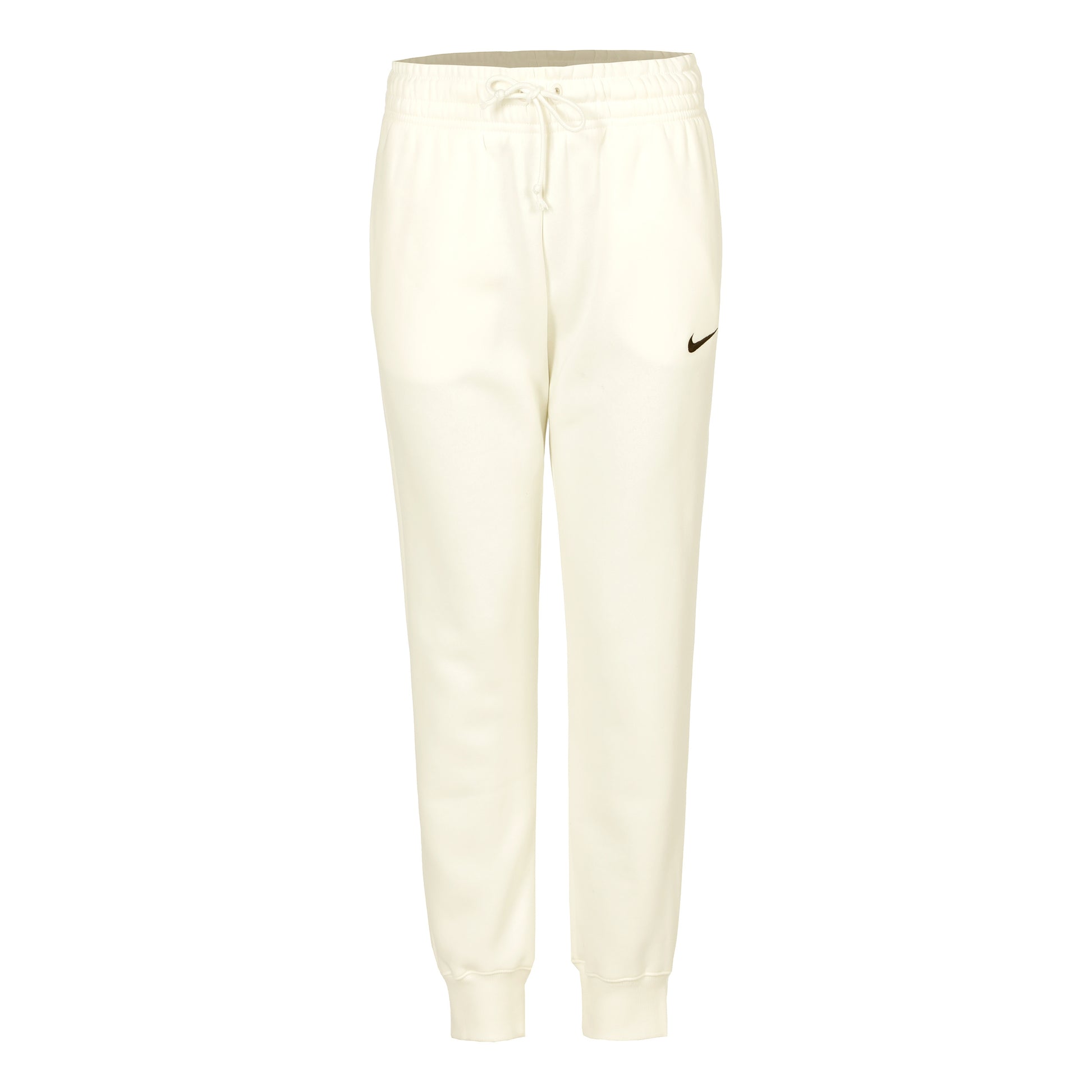 Nike Phoenix Fleece Pantalone Da Allenamento Donna-Crema,Nero