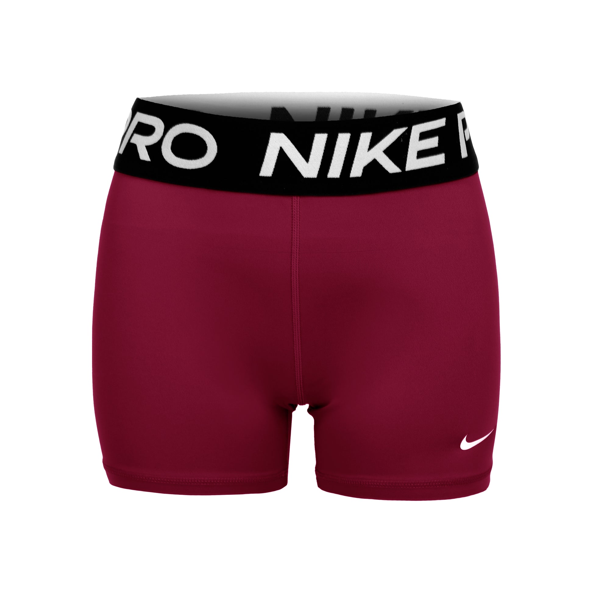 Nike Dri-Fit Big Kids 3in Pantaloncini Ragazze - vino rosso, nero