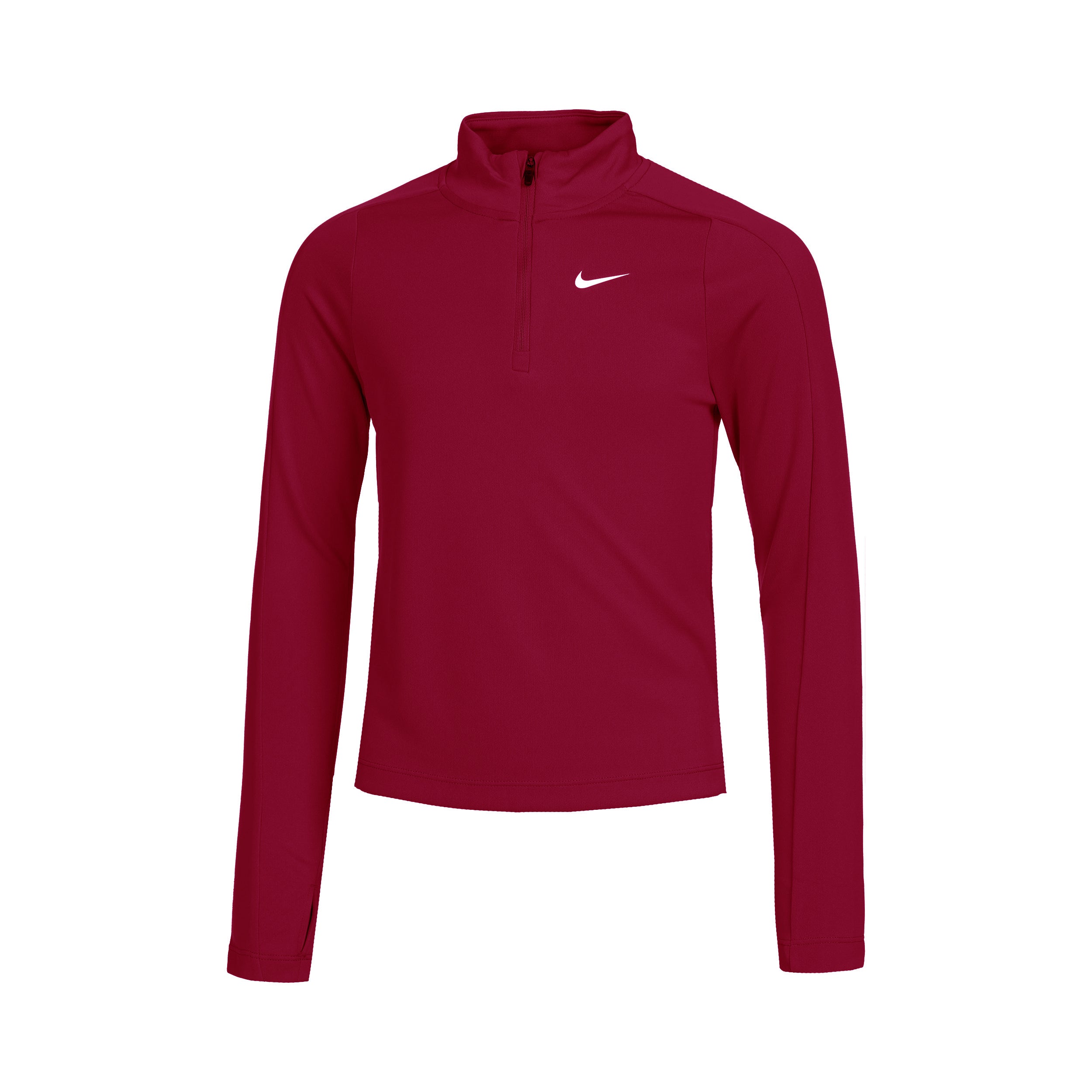 Nike Dri-Fit Manica Lunga Ragazze-Rosso,Bianco
