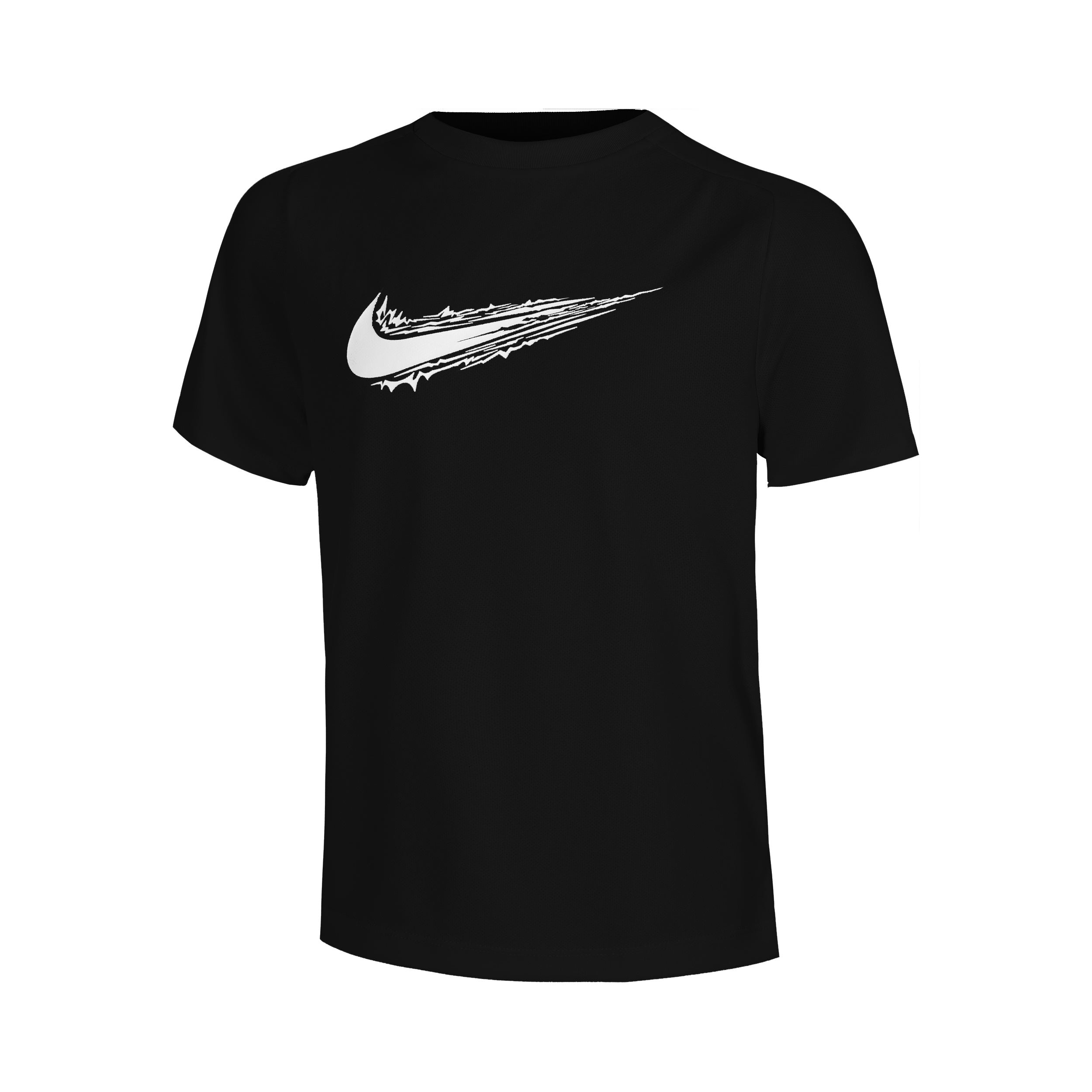 Nike Dri-Fit Multi Maglietta Bambini-Nero,Bianco