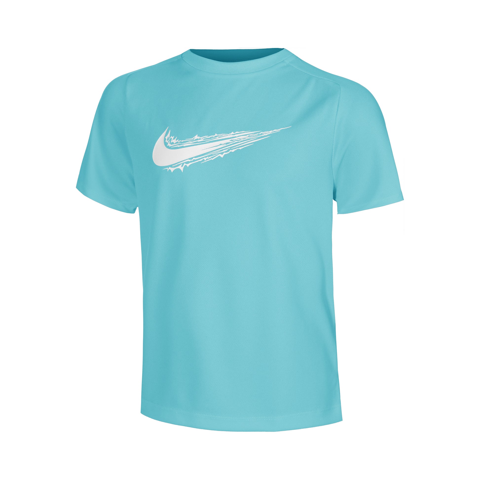 Nike Dri-Fit Multi Maglietta Bambini-Turchese,Bianco