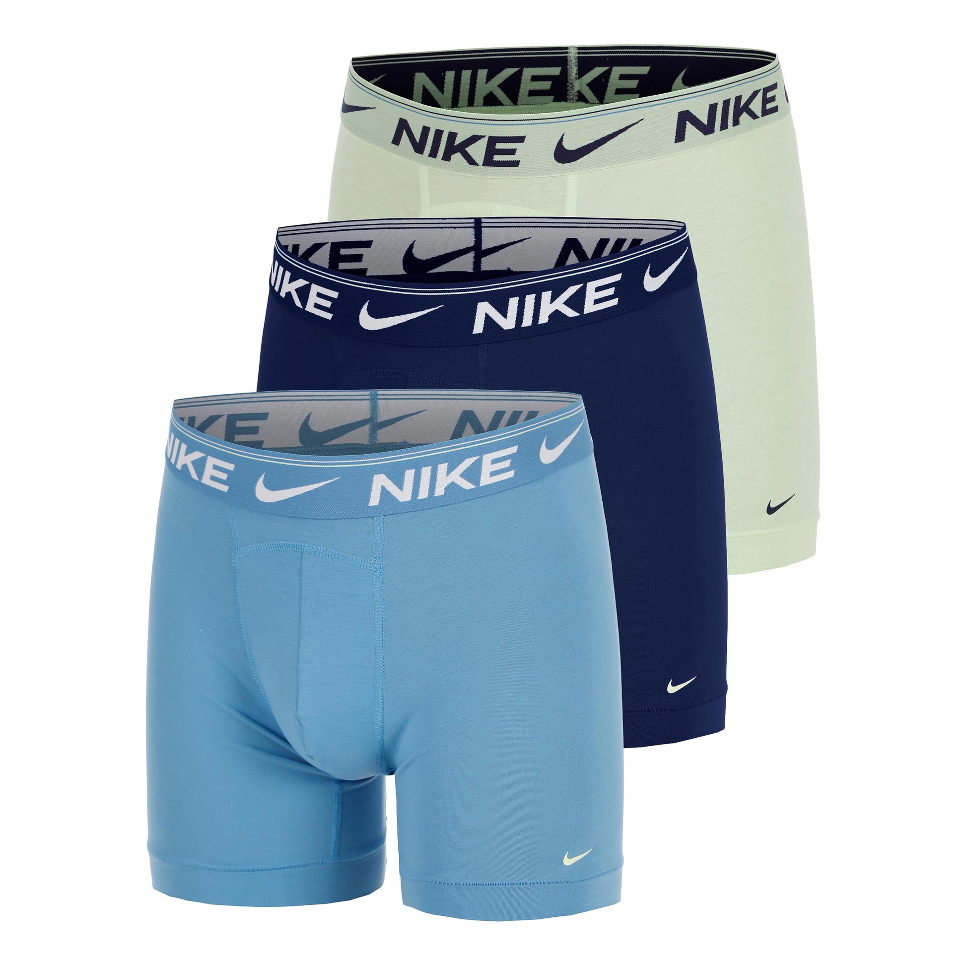 Nike Ultra Comfort Boxer Confezione da 3 Uomini - blu, salvia