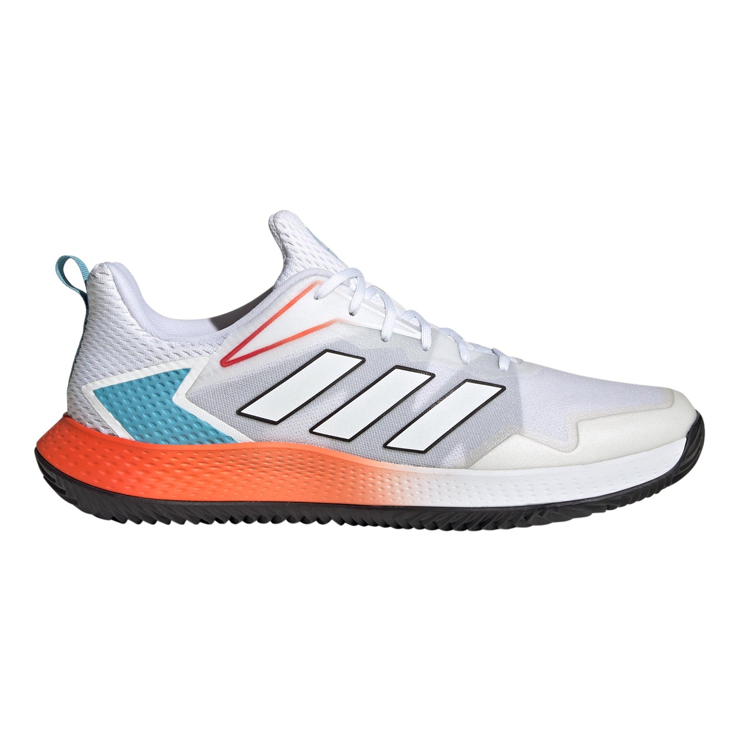 adidas Defiant Speed Scarpa per terra rossa Uomini - bianco, arancione