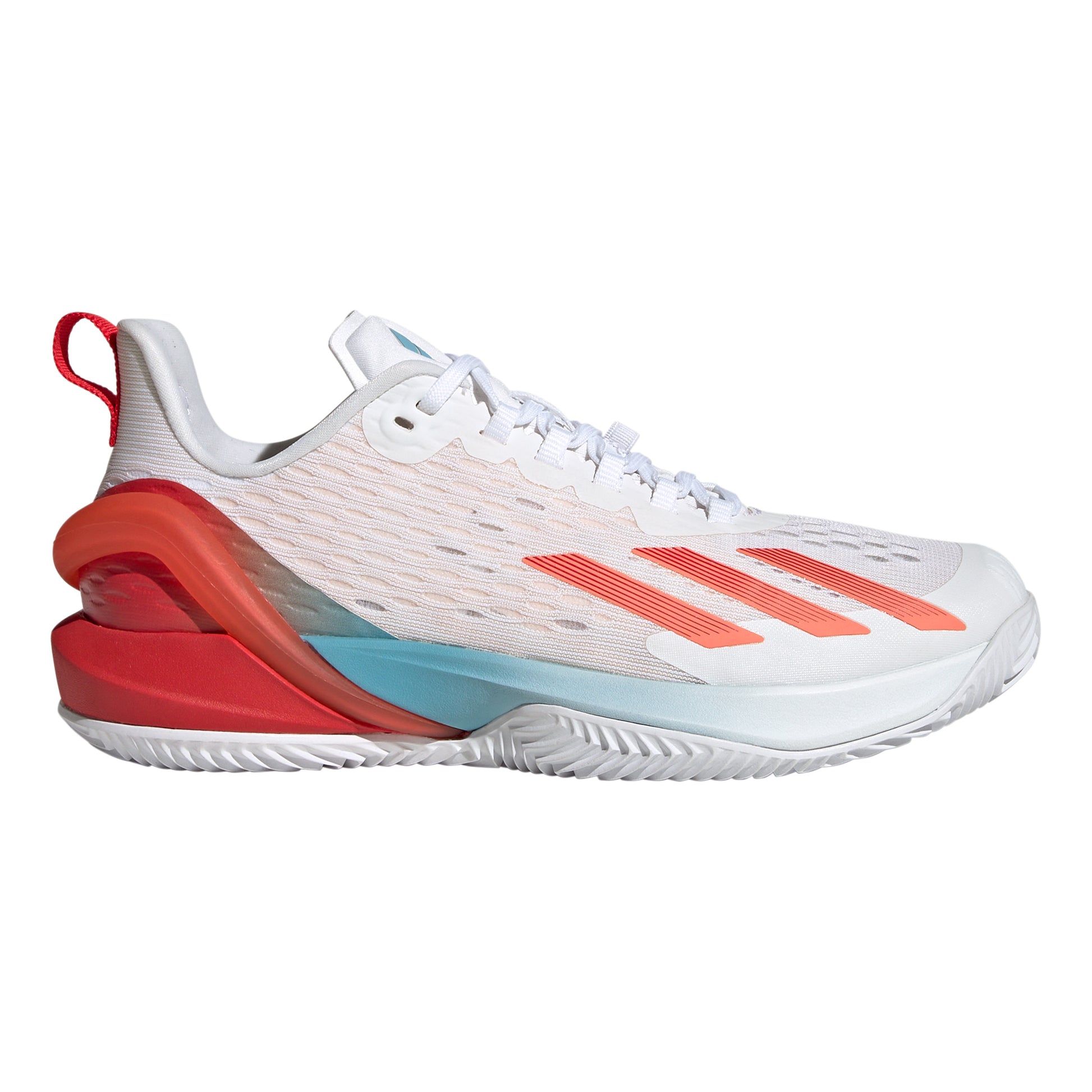 adidas adizero Cybersonic Scarpa per terra rossa Donna - bianco, arancione