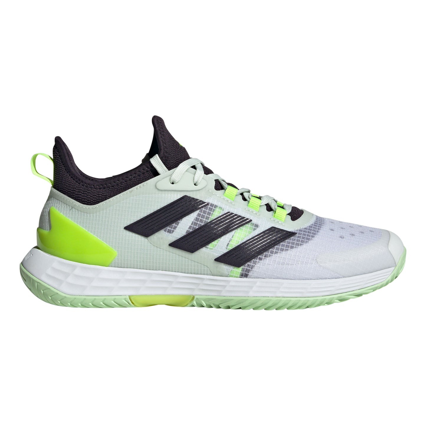 adidas adizero Ubersonic 4.1 Scarpa per tutte le superfici Uomini - bianco, verde neon