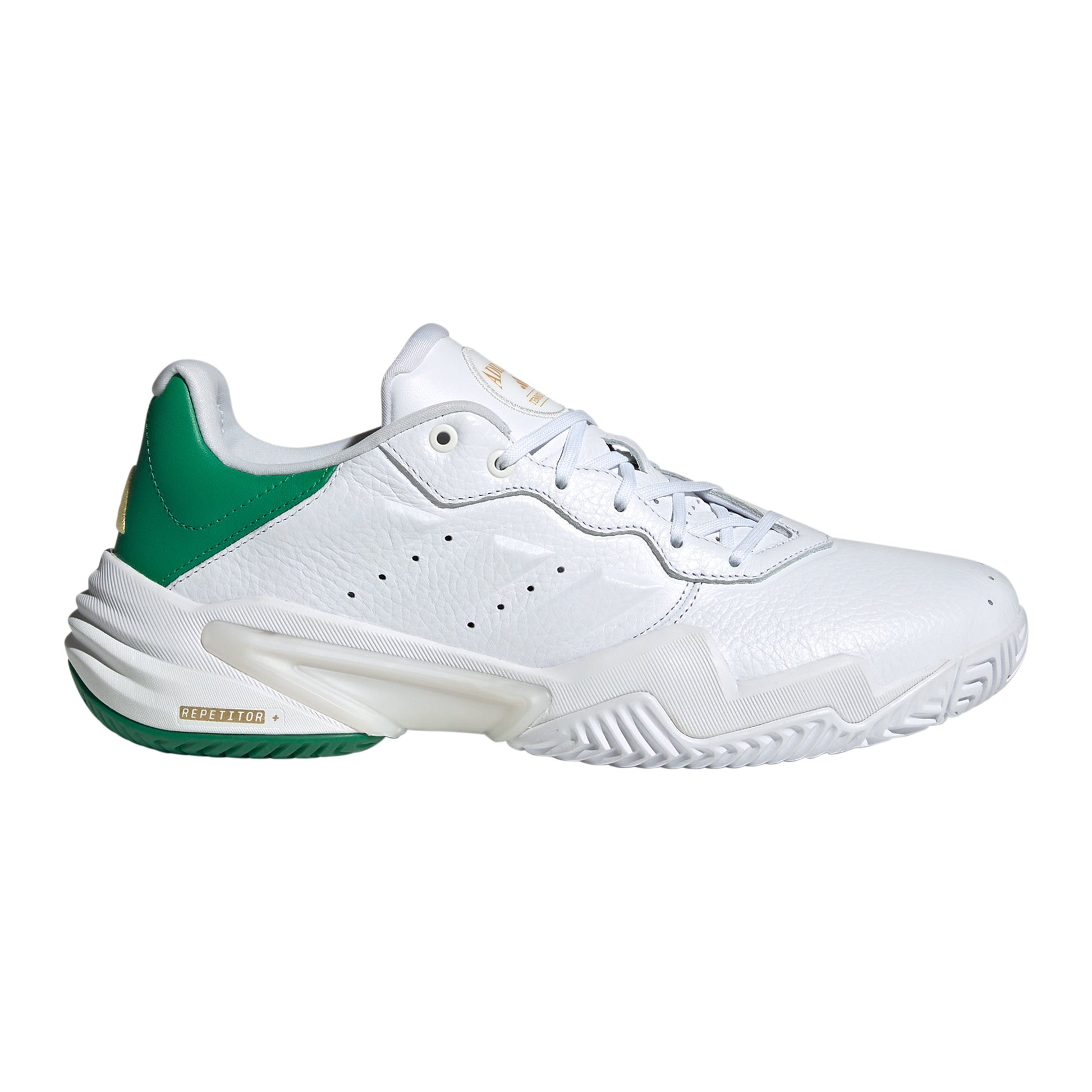 adidas Barricade Leather 13 Scarpa per tutte le superfici Uomini - bianco, verde