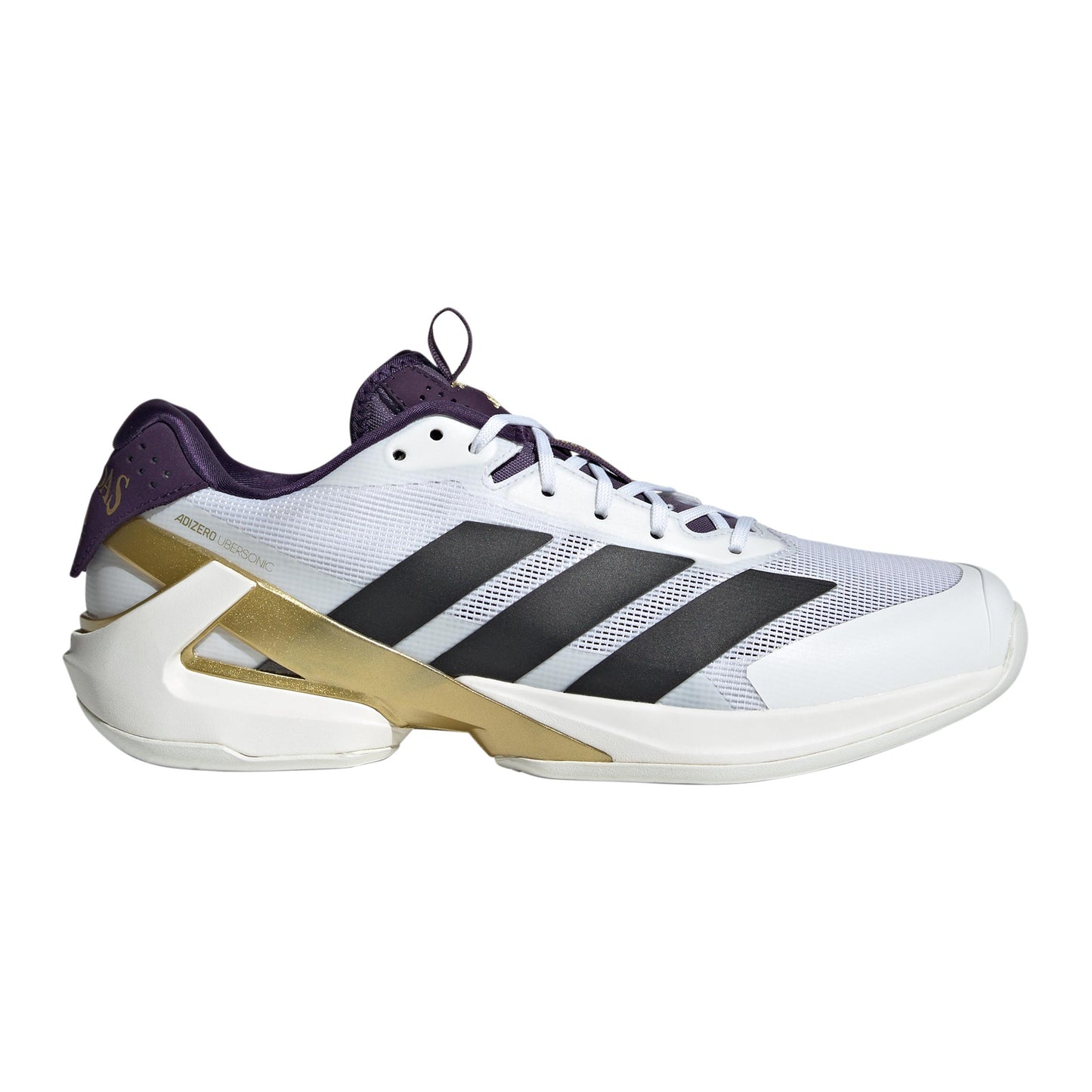 adidas Adizero Ubersonic 5 Scarpa per tutte le superfici Uomini - alluminio bianco, oro