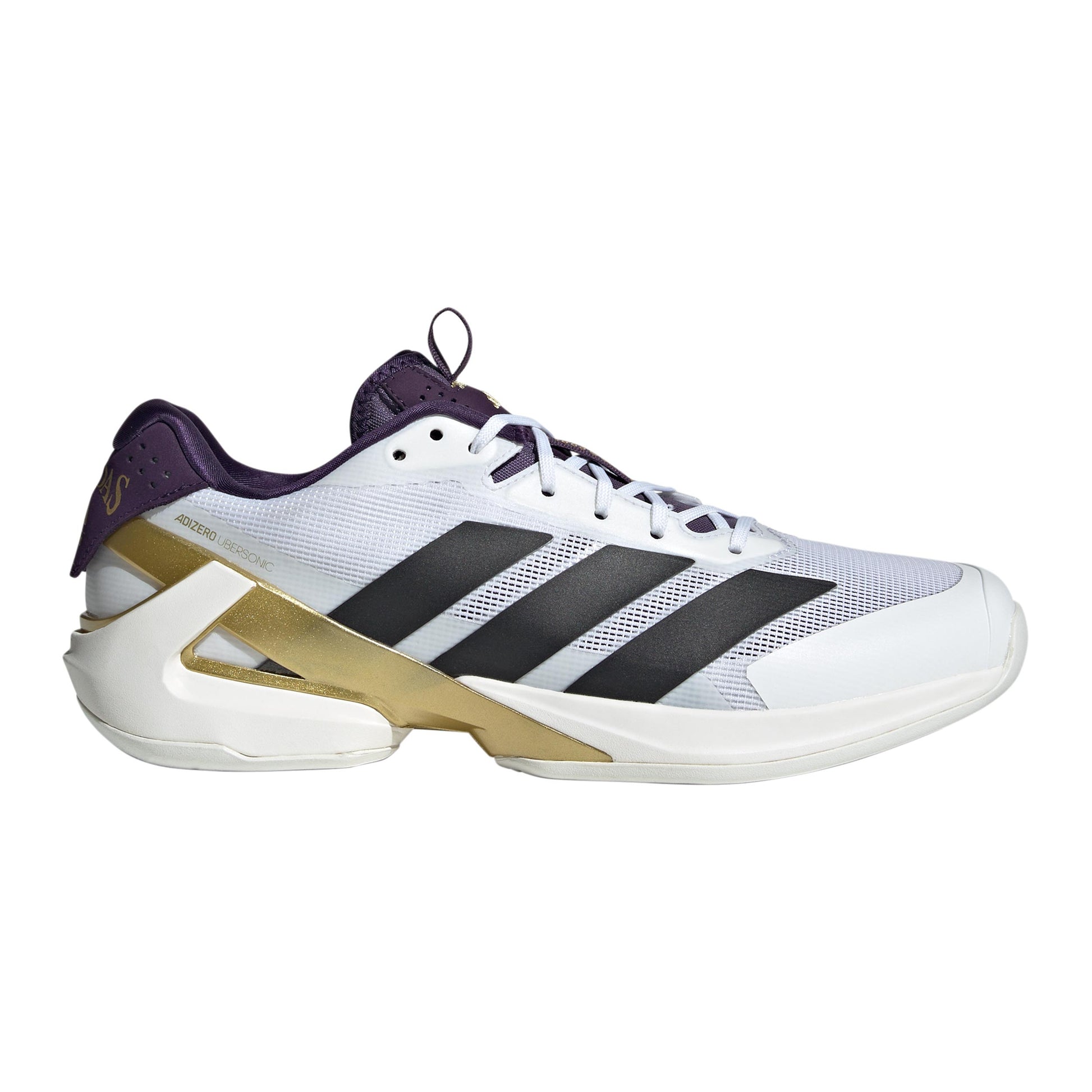 adidas Adizero Ubersonic 5 Scarpa per tutte le superfici Uomini - alluminio bianco, oro