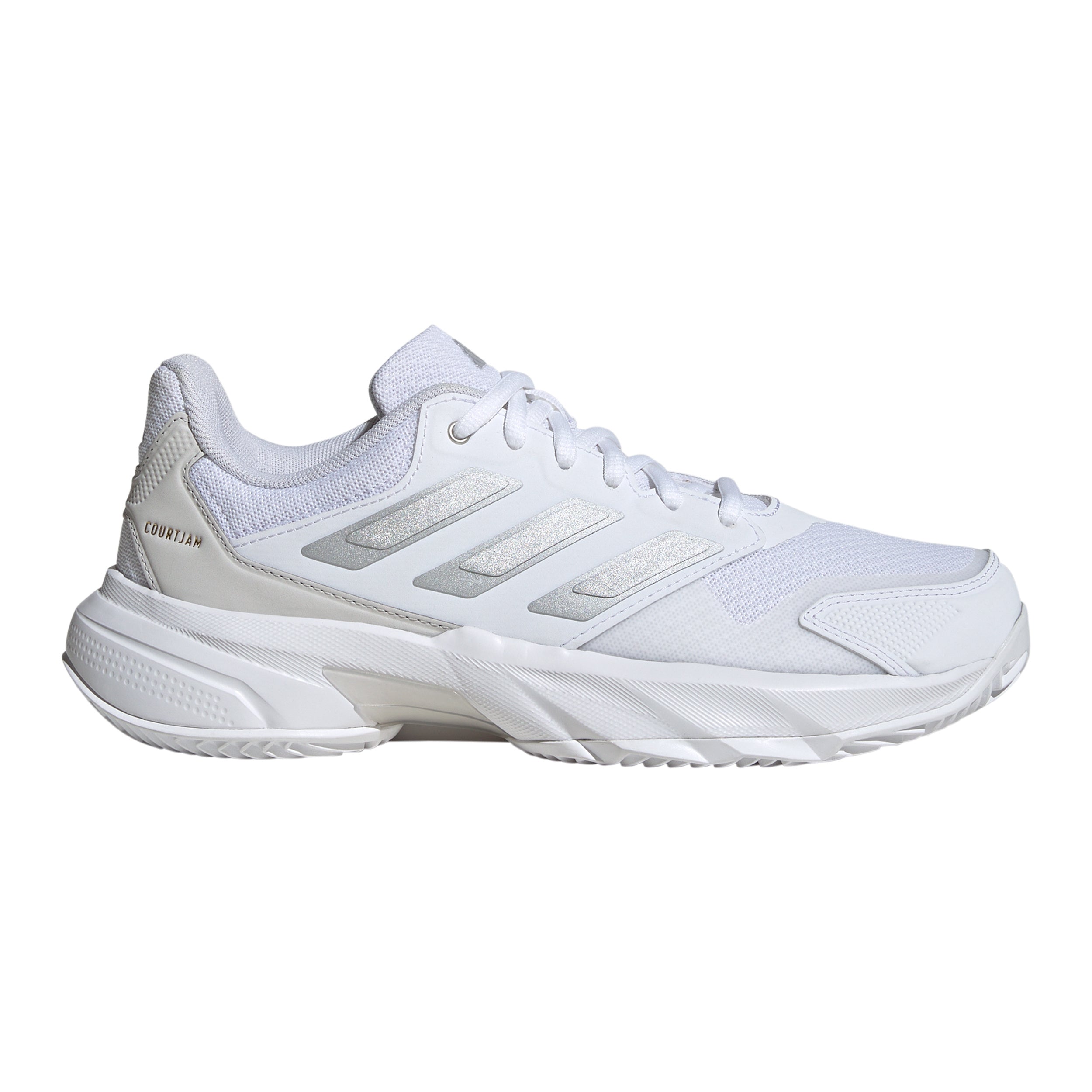 adidas CourtJam Control 3 Scarpa per terra rossa Donna - bianco, argento