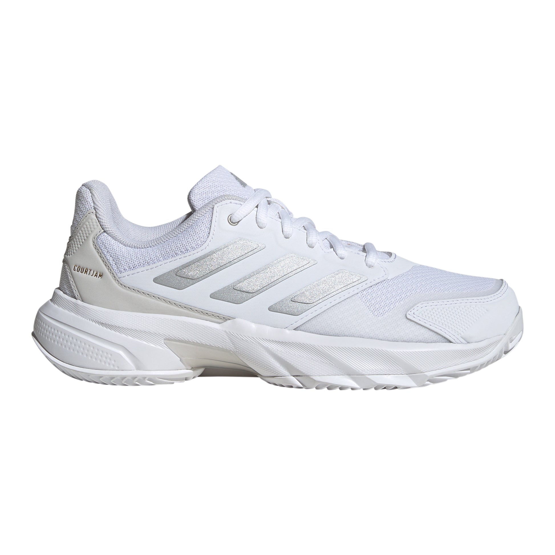 adidas CourtJam Control 3 Scarpa per terra rossa Donna - bianco, argento