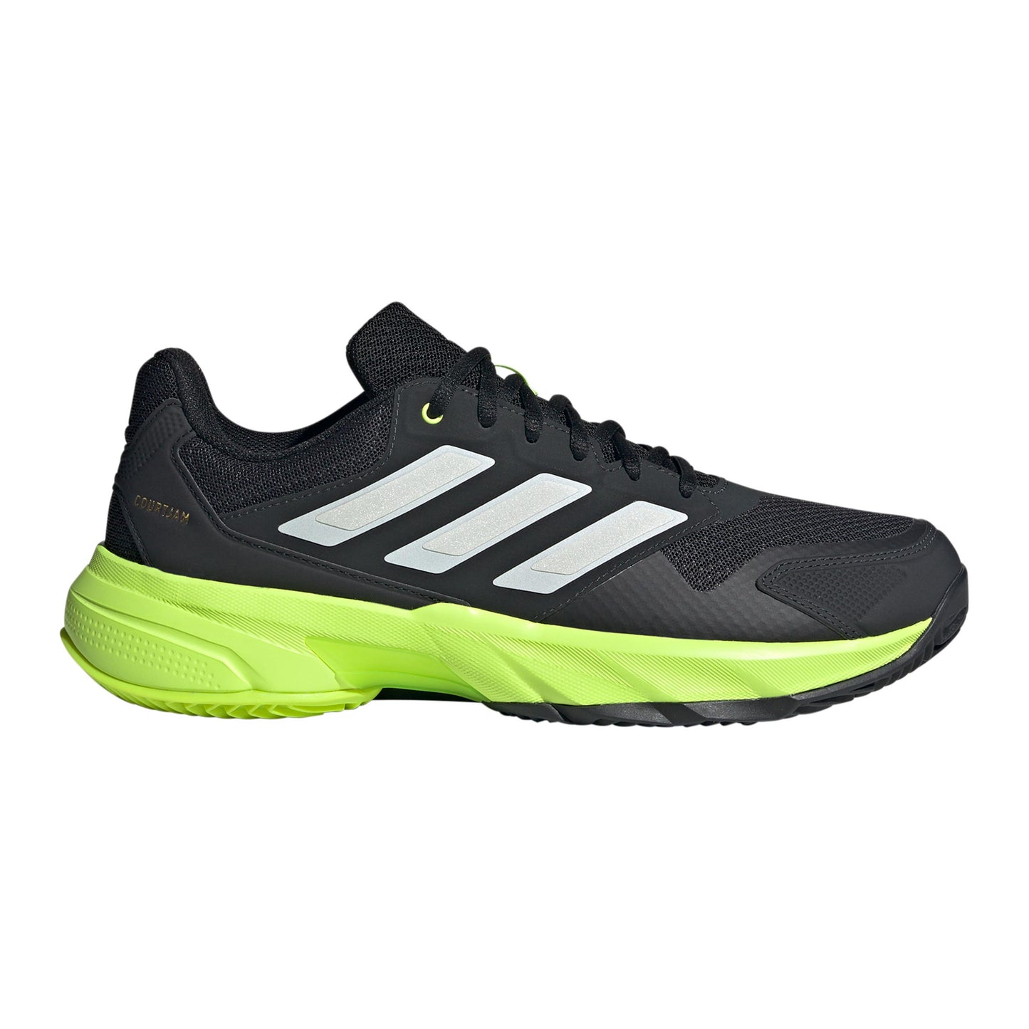 adidas CourtJam Control 3 Scarpa per tutte le superfici Uomini - nero, lime