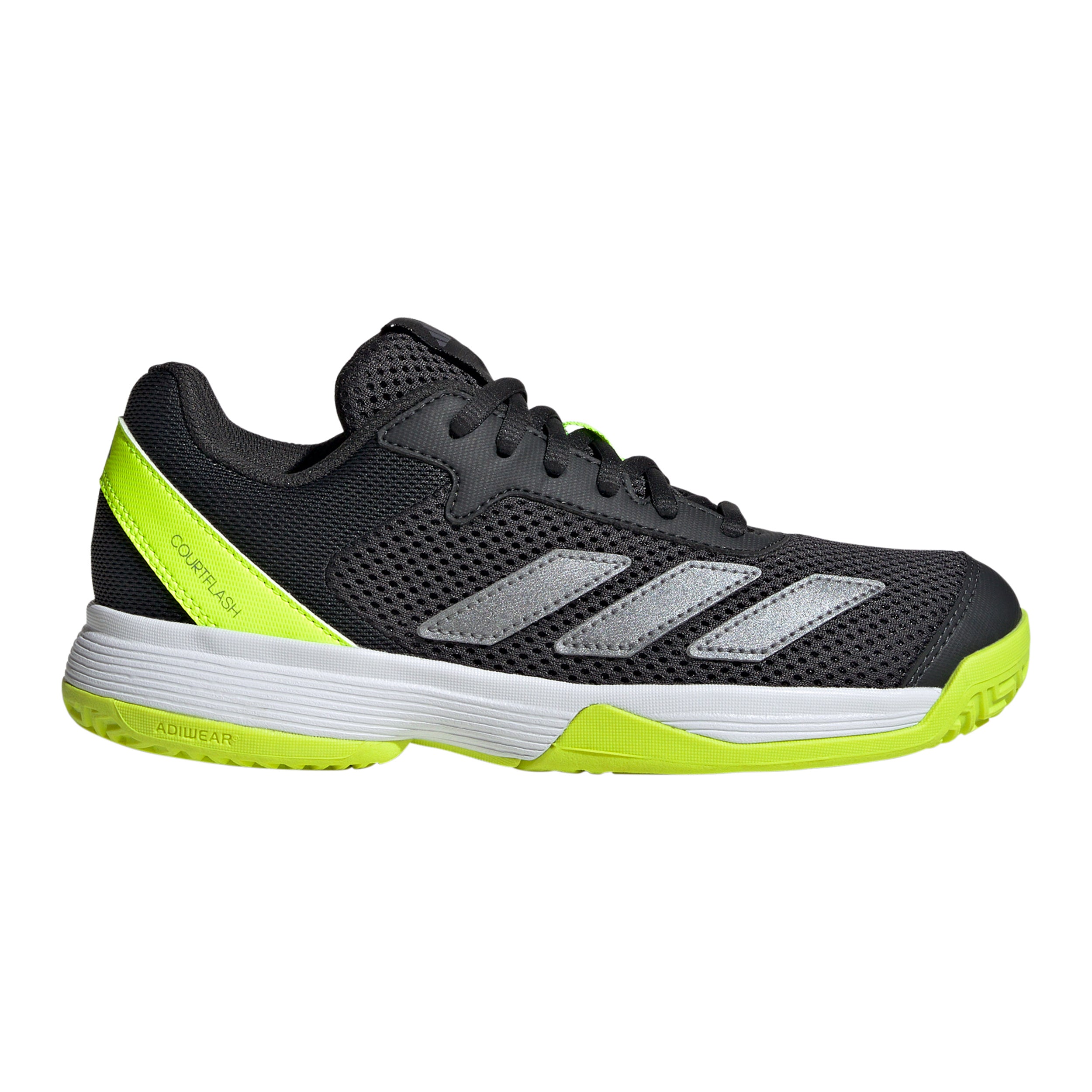 adidas Courtflash Scarpa per tutte le superfici Bambini - nero, lime