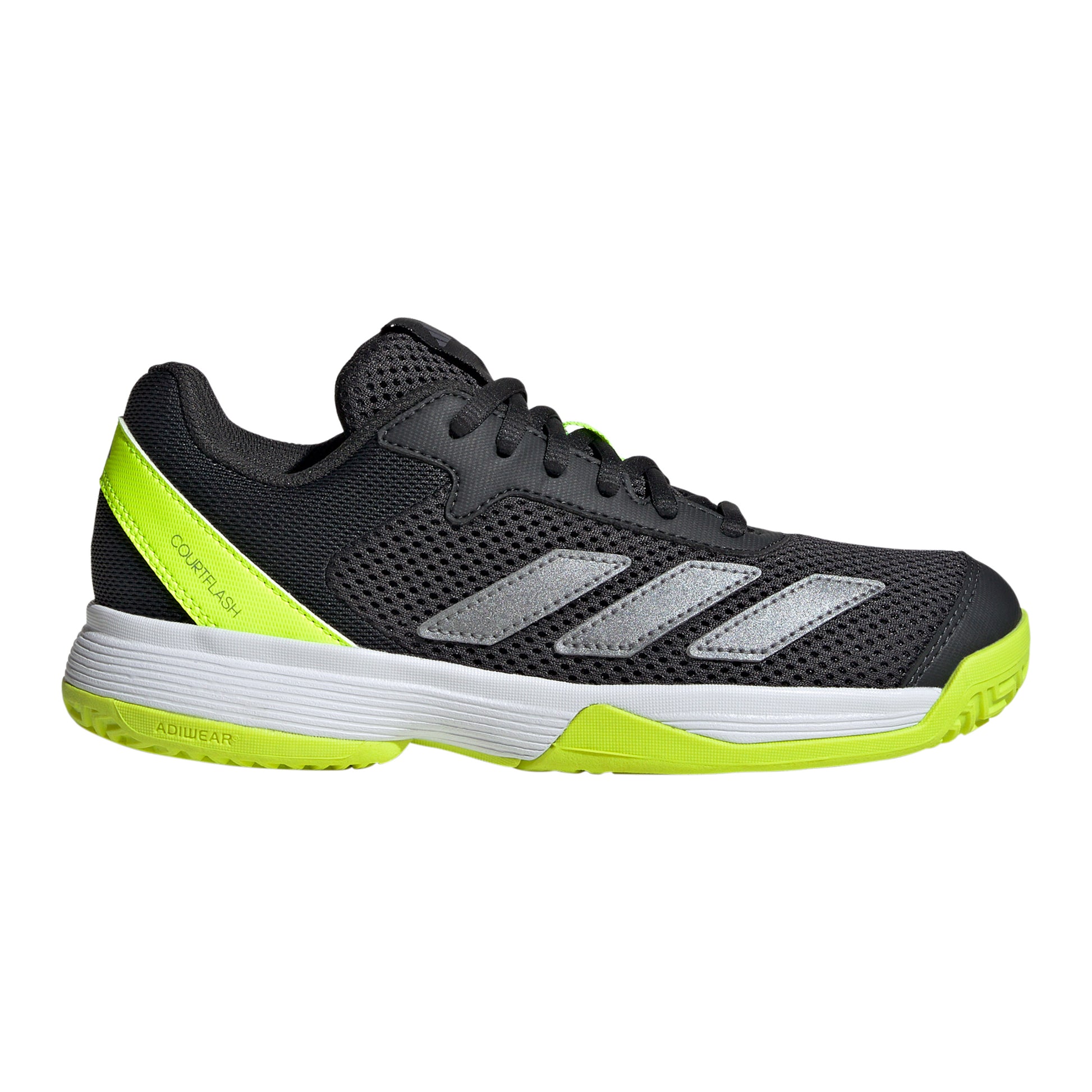 adidas Courtflash Scarpa per tutte le superfici Bambini - nero, lime