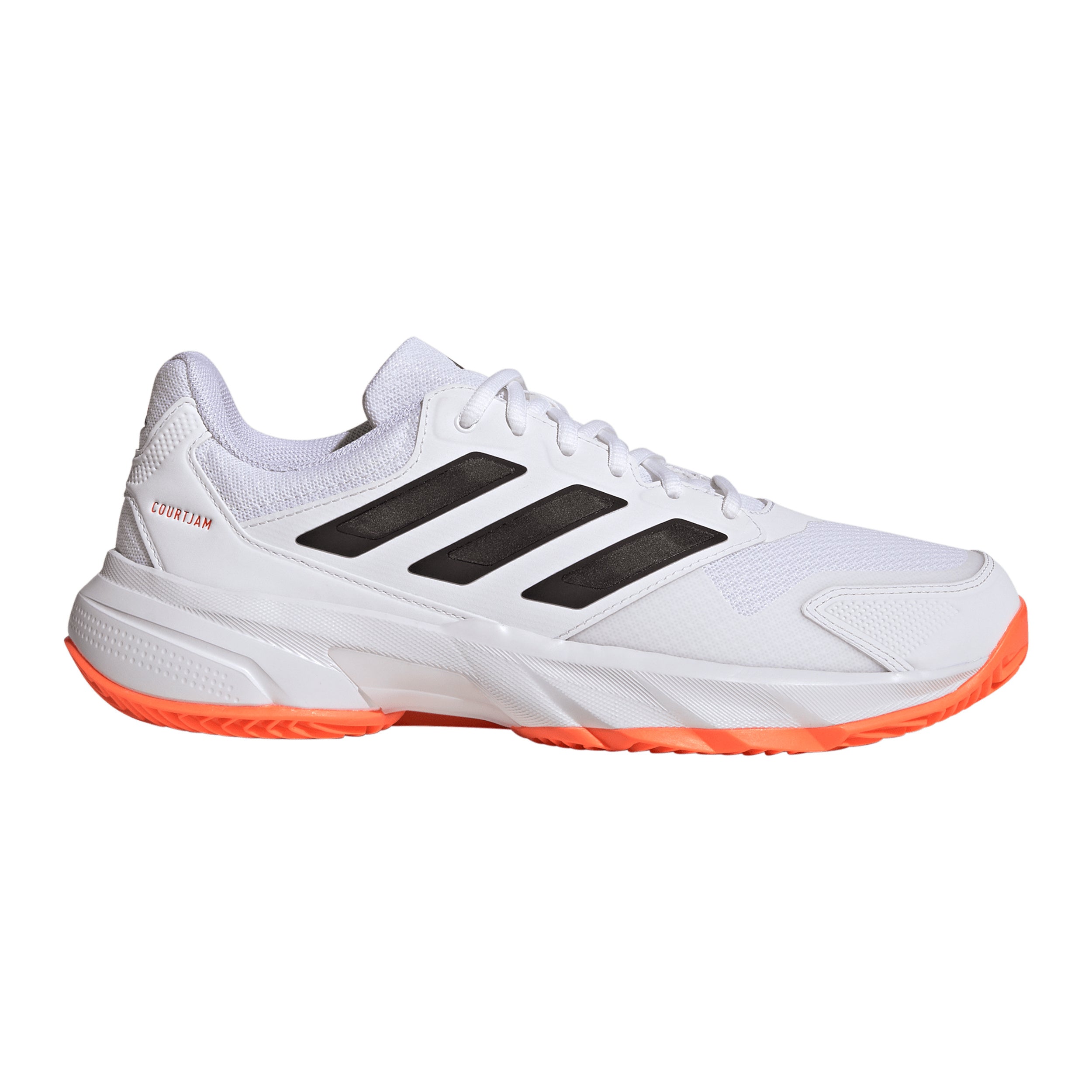 adidas CourtJam Control 3 Scarpa per tutte le superfici Uomini - bianco, arancione
