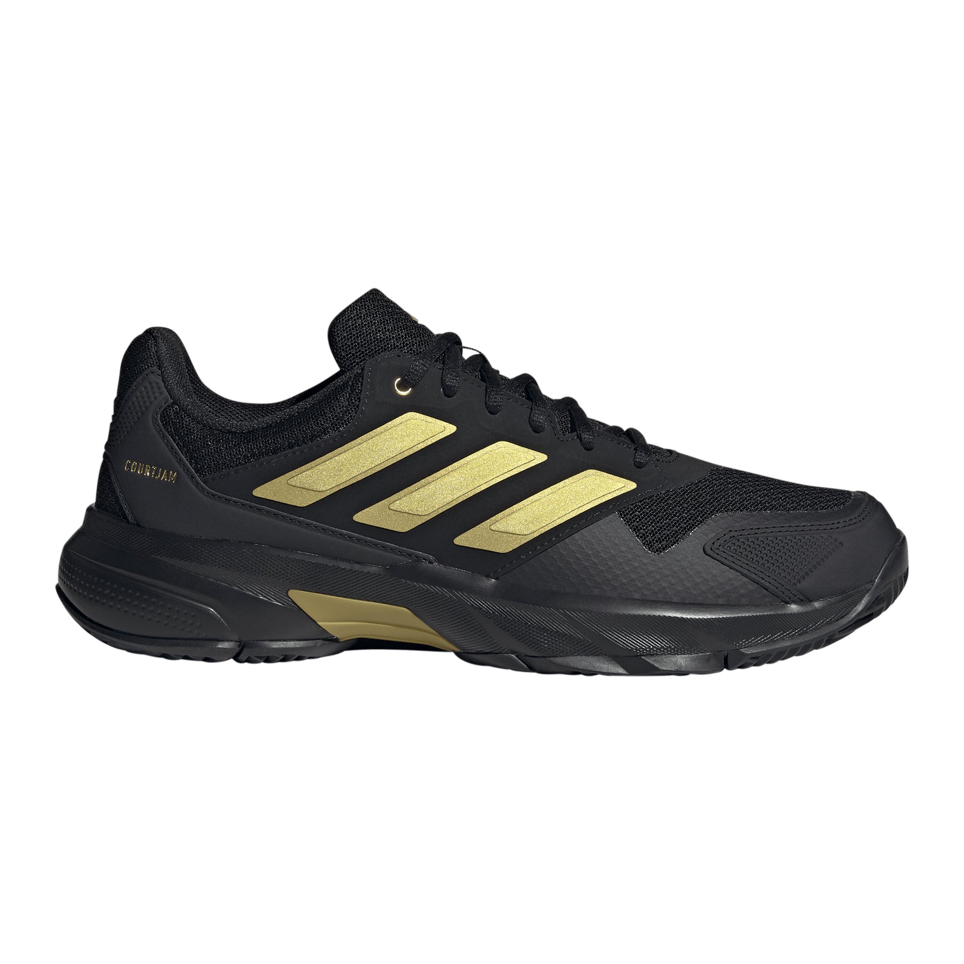 adidas CourtJam Control 3 Scarpa per tutte le superfici Uomini - nero, oro