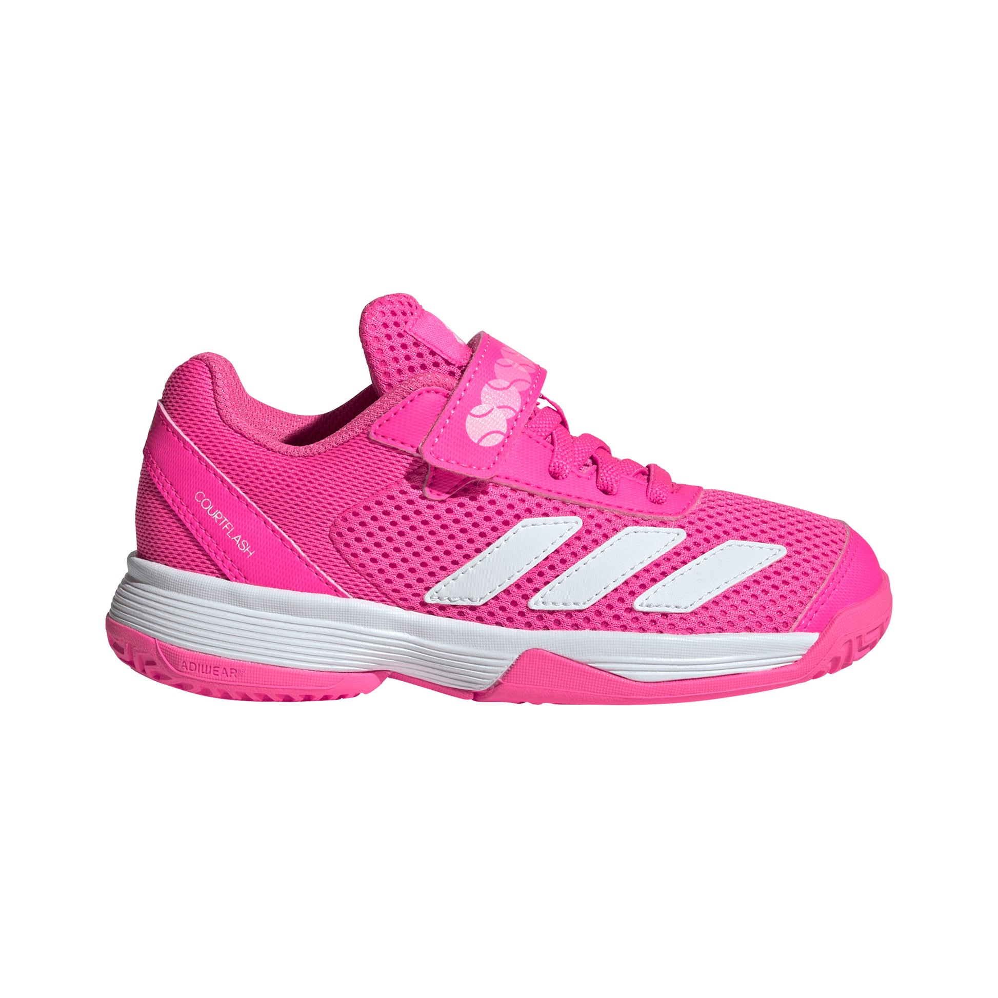 adidas Courtflash CF Scarpa per terra rossa Bambini - rosa, bianco